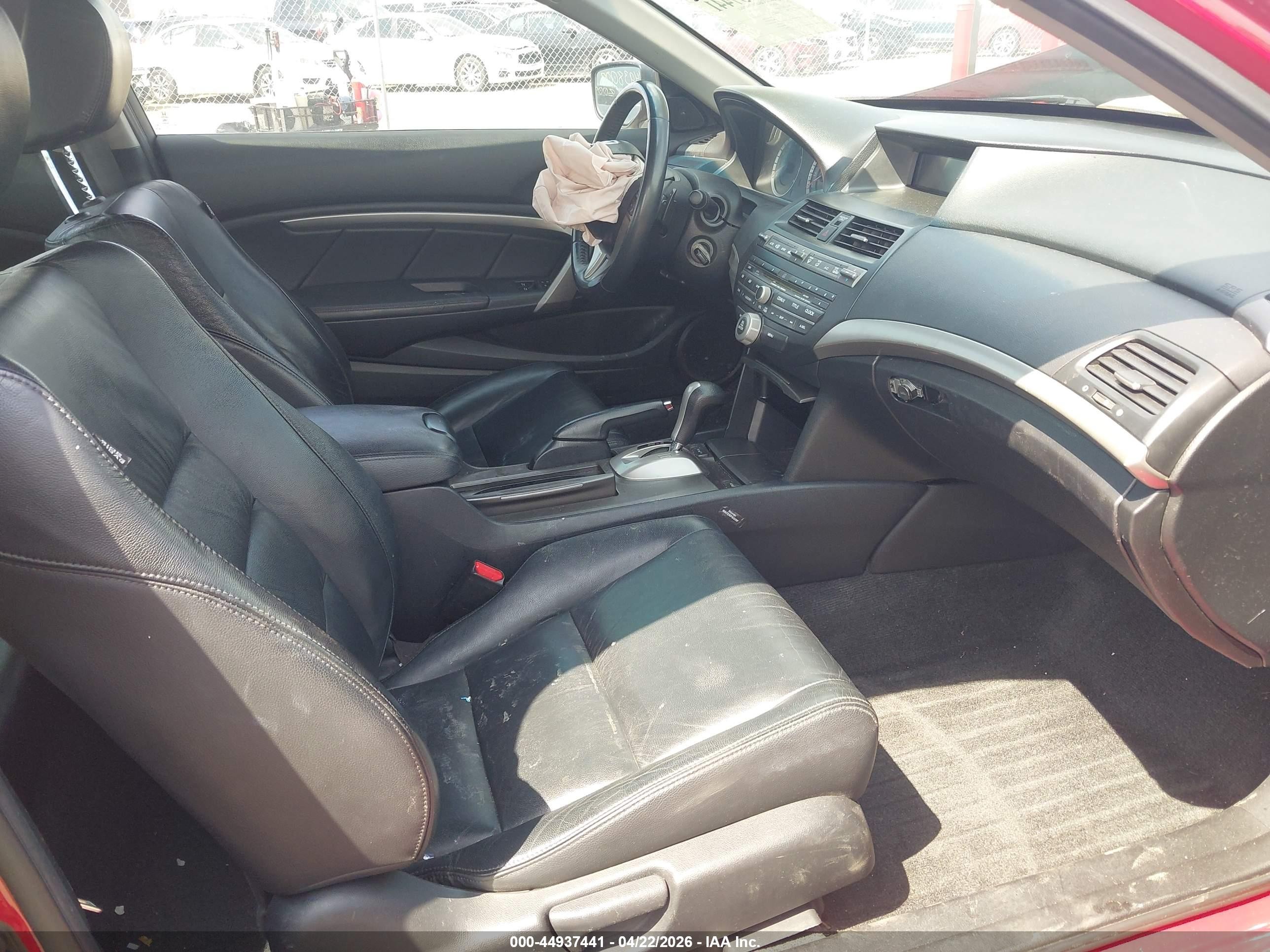 2012 Honda Accord 3.5 Ex-l Red vin: 1HGCS2B87CA000311