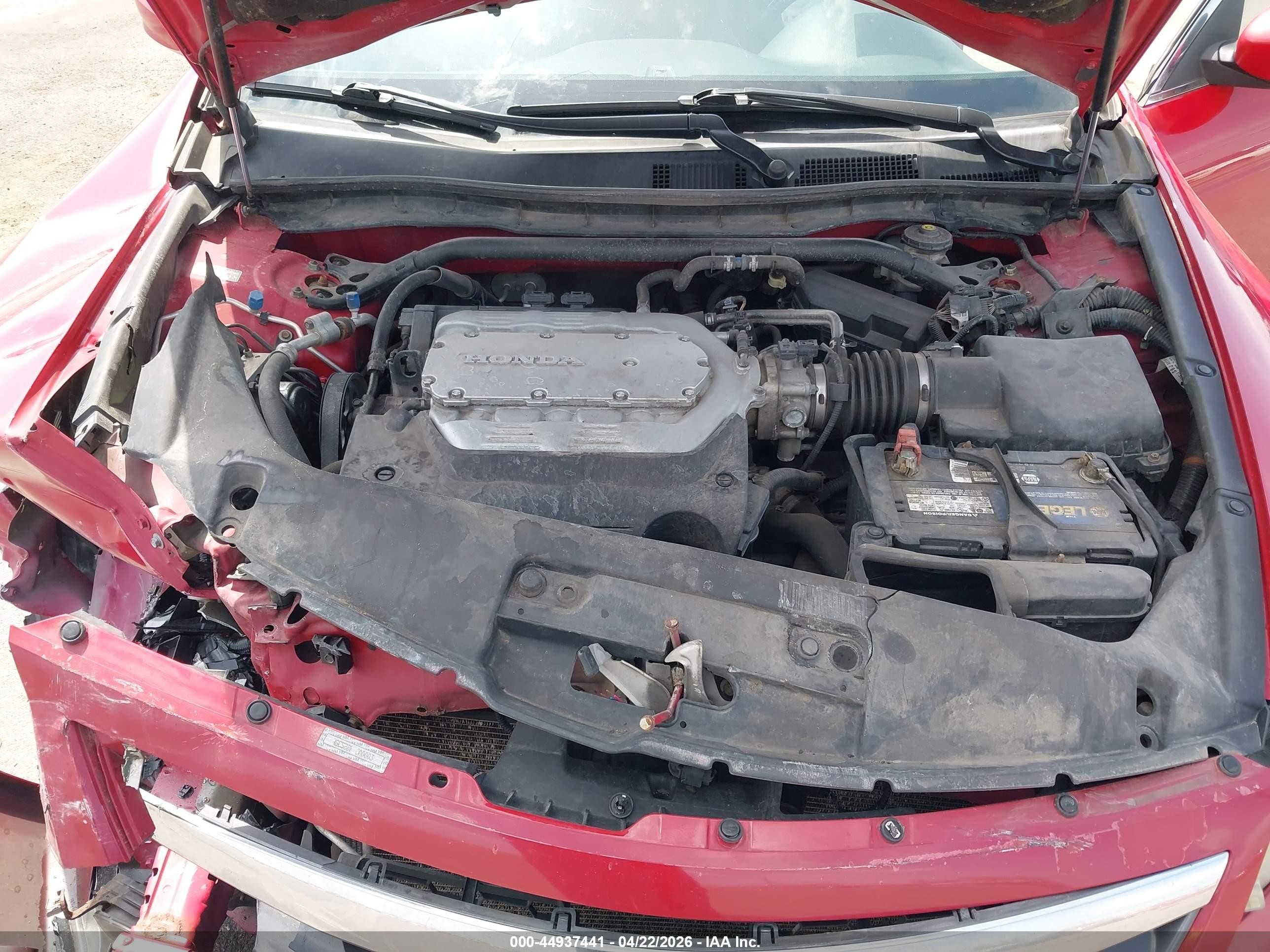 2012 Honda Accord 3.5 Ex-l Red vin: 1HGCS2B87CA000311