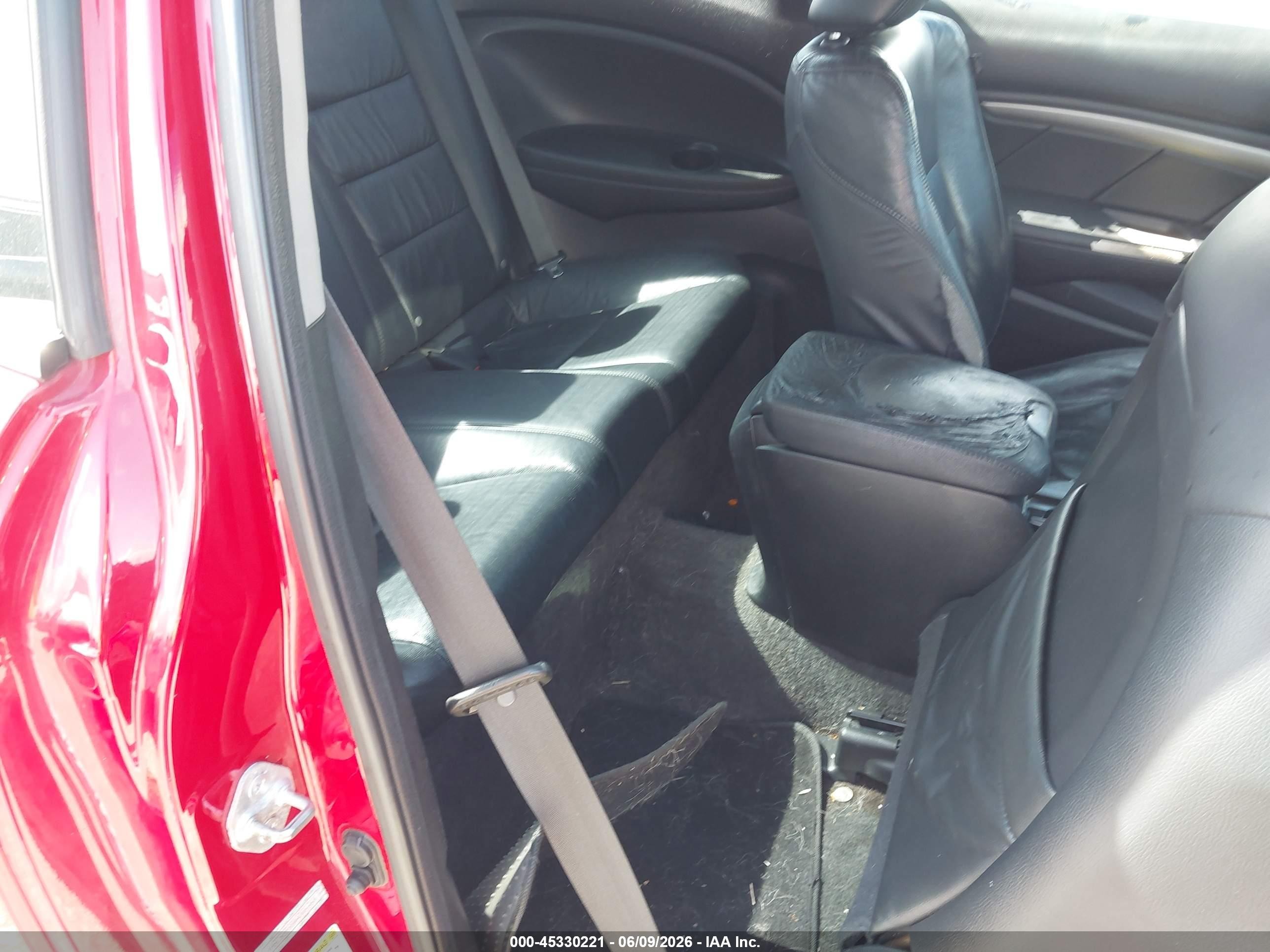 2010 Honda Accord 3.5 Ex-l Red vin: 1HGCS2B88AA006860