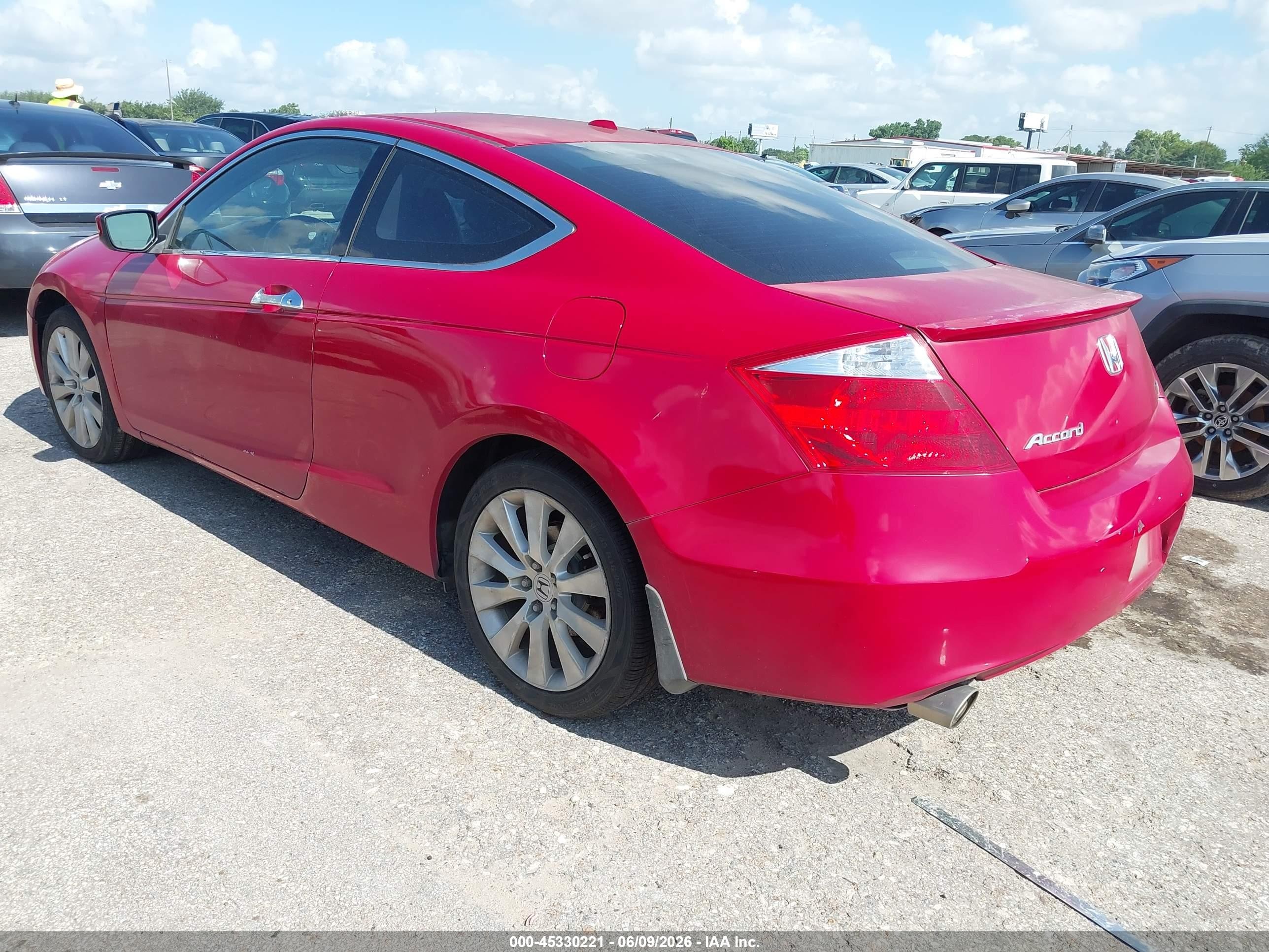 2010 Honda Accord 3.5 Ex-l Red vin: 1HGCS2B88AA006860