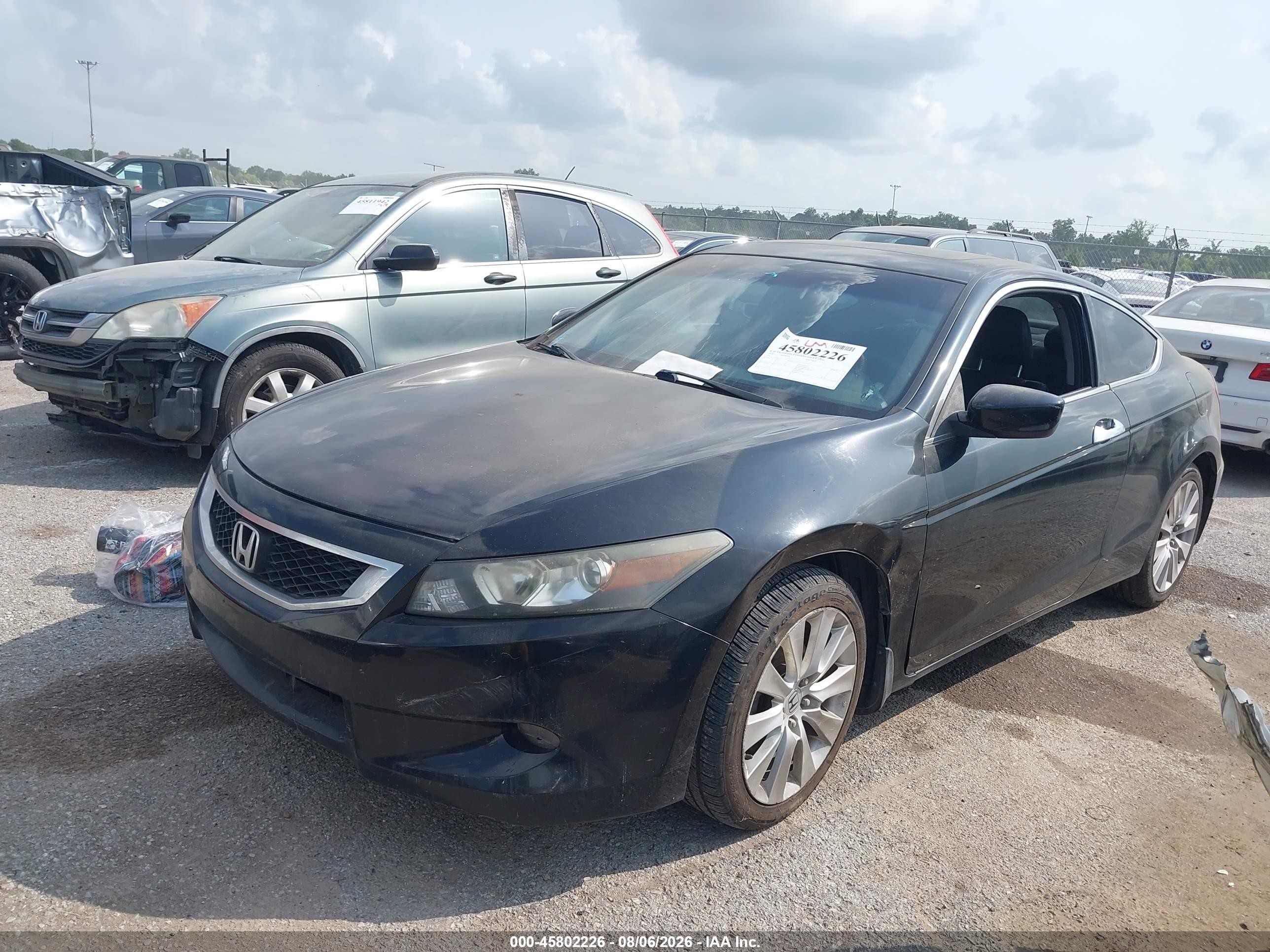 2010 Honda Accord Exl Black vin: 1HGCS2B88AA007152