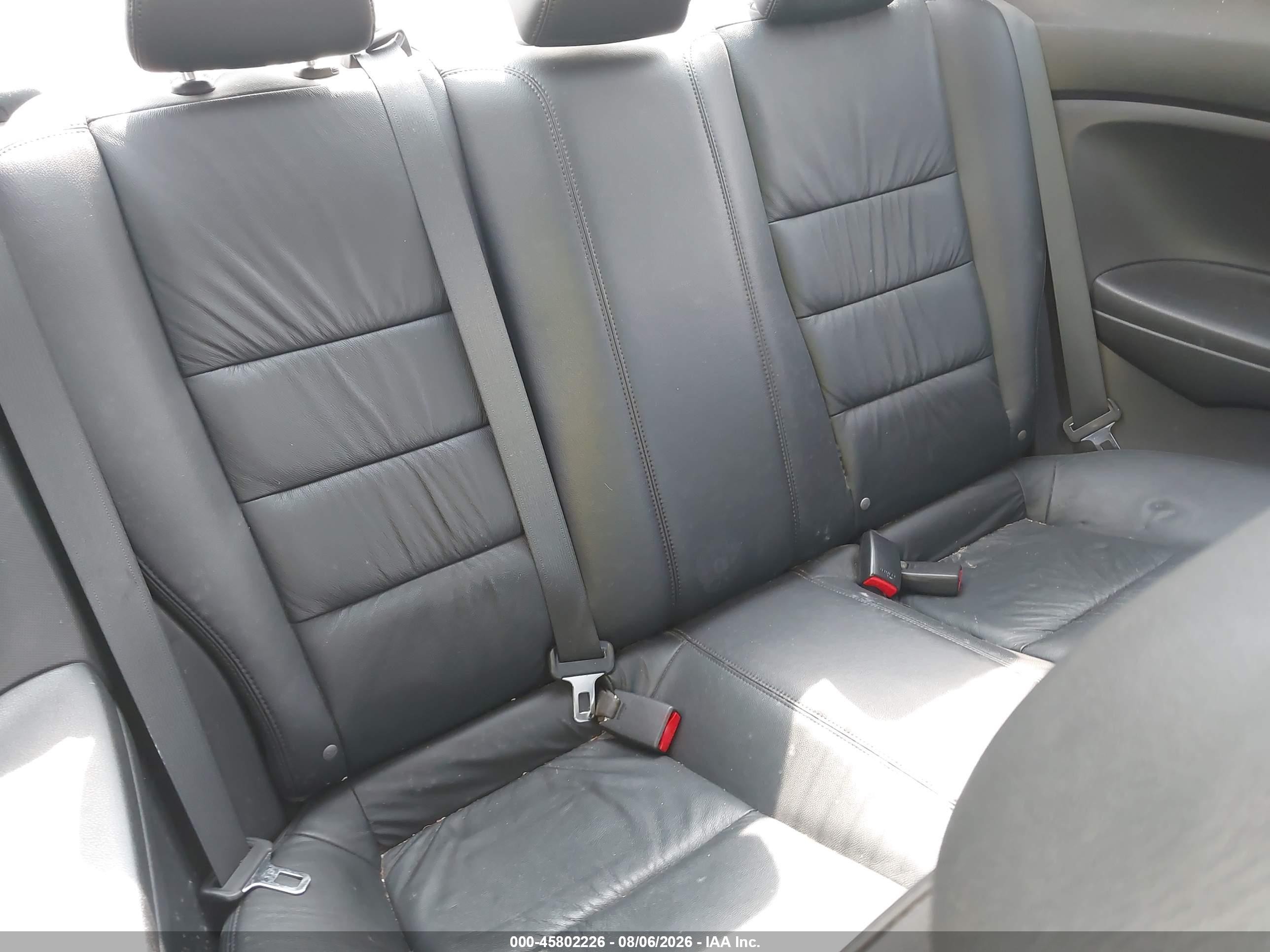 2010 Honda Accord Exl Black vin: 1HGCS2B88AA007152