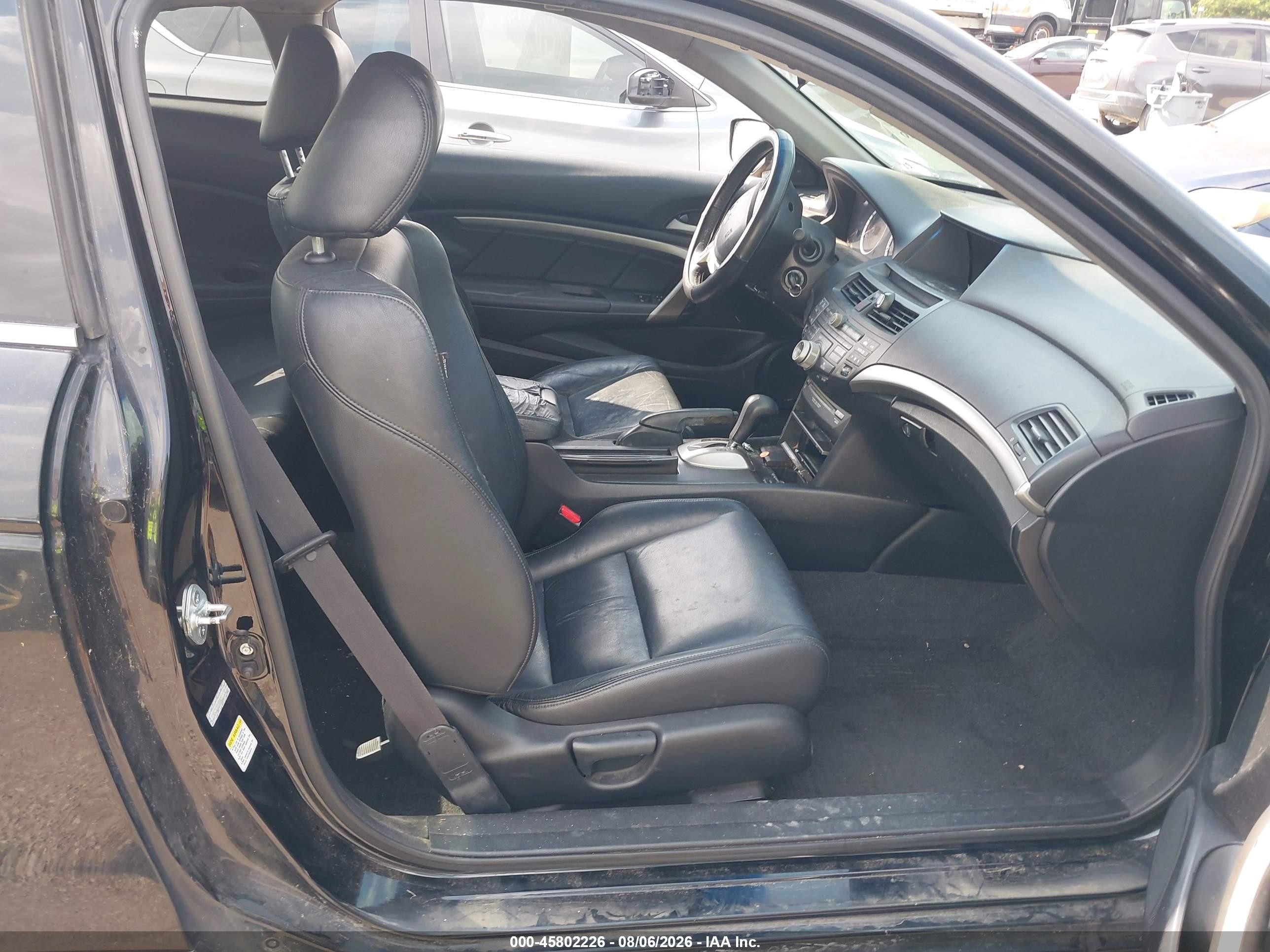 2010 Honda Accord Exl Black vin: 1HGCS2B88AA007152