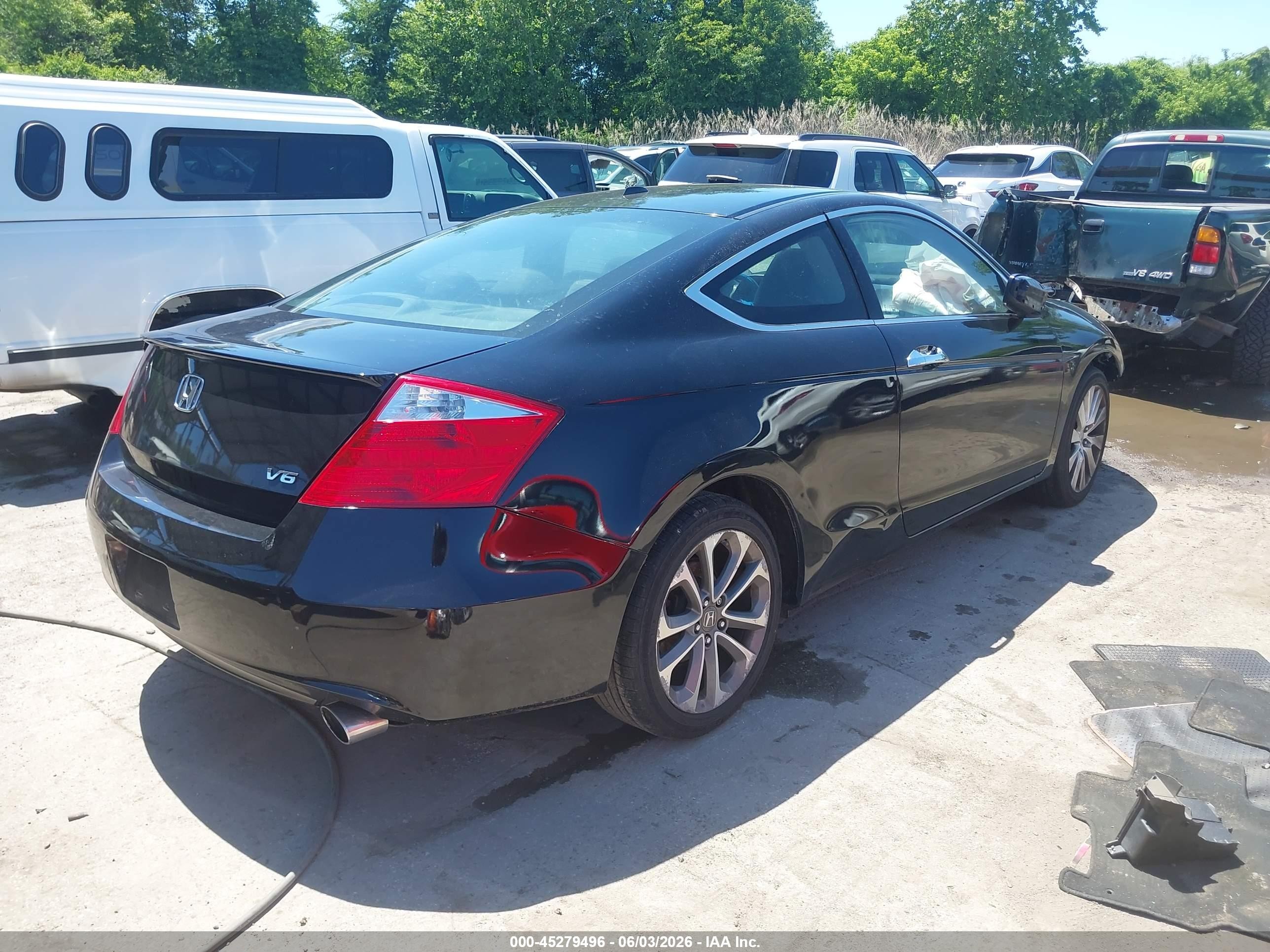 2010 Honda Accord 3.5 Ex-l Black vin: 1HGCS2B88AA010200