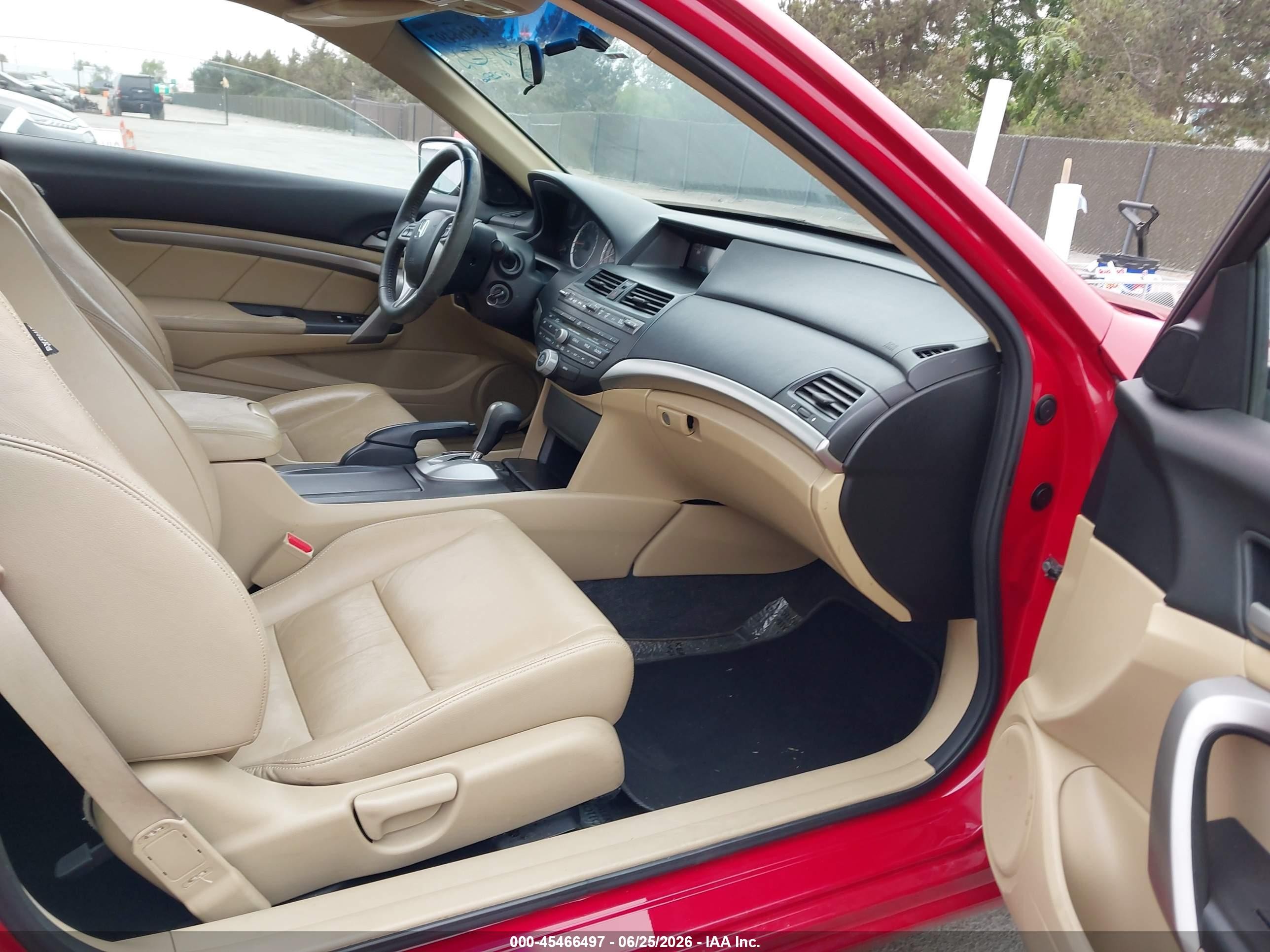 2010 Honda Accord 3.5 Ex-l Red vin: 1HGCS2B88AA010522