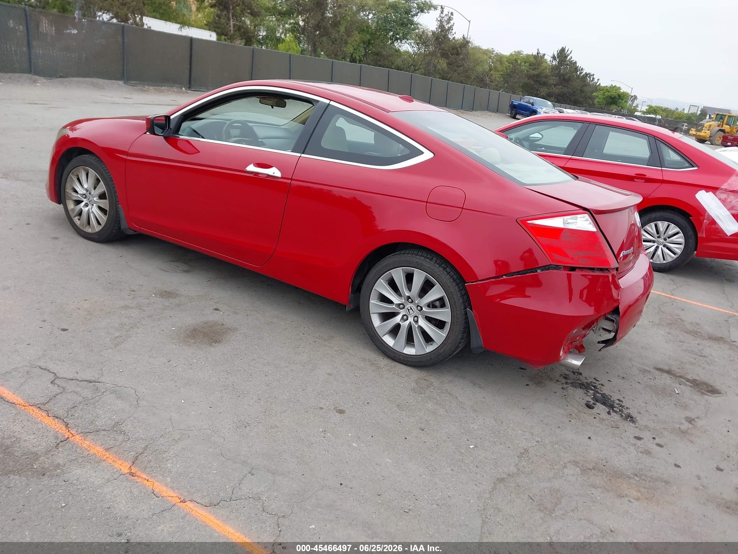 2010 Honda Accord 3.5 Ex-l Red vin: 1HGCS2B88AA010522
