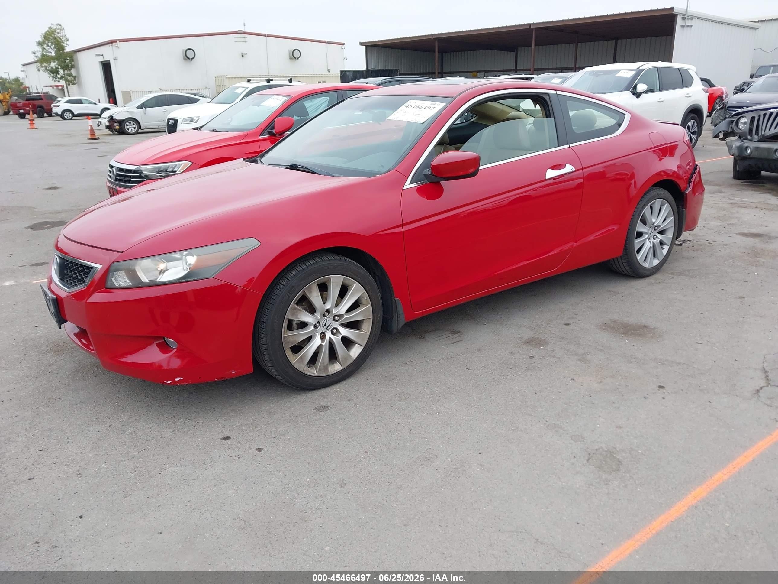 2010 Honda Accord 3.5 Ex-l Red vin: 1HGCS2B88AA010522