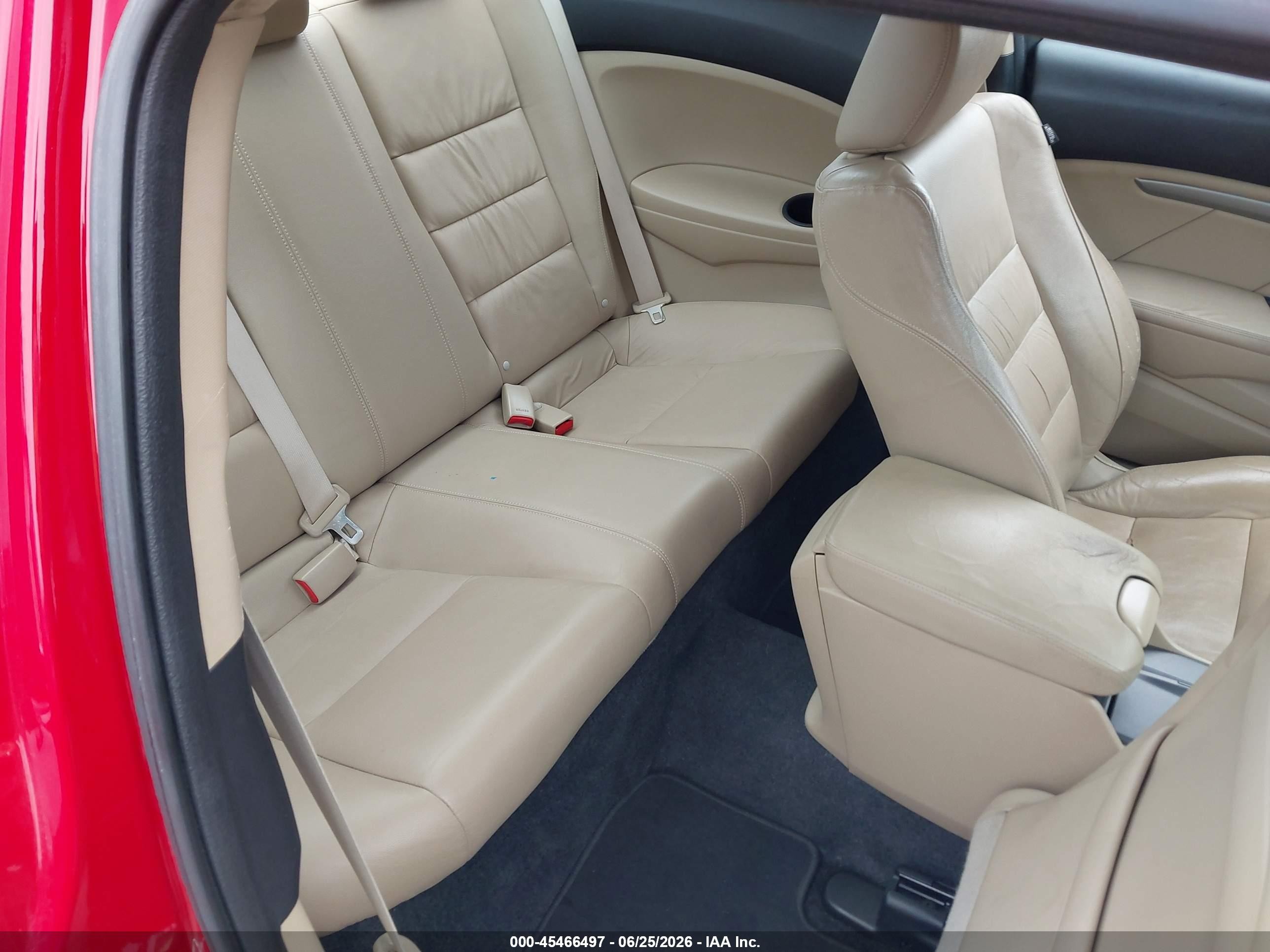 2010 Honda Accord 3.5 Ex-l Red vin: 1HGCS2B88AA010522