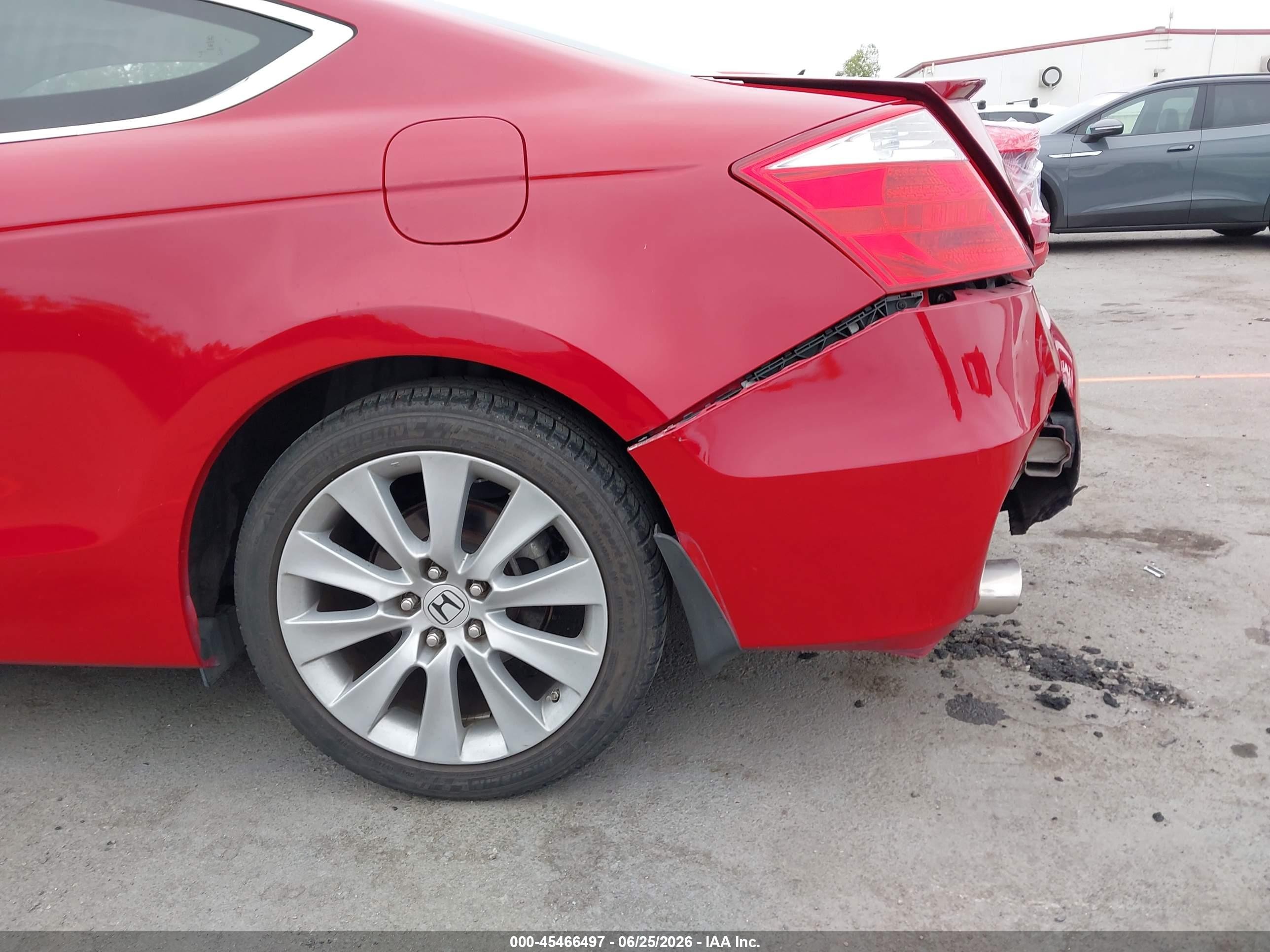 2010 Honda Accord 3.5 Ex-l Red vin: 1HGCS2B88AA010522