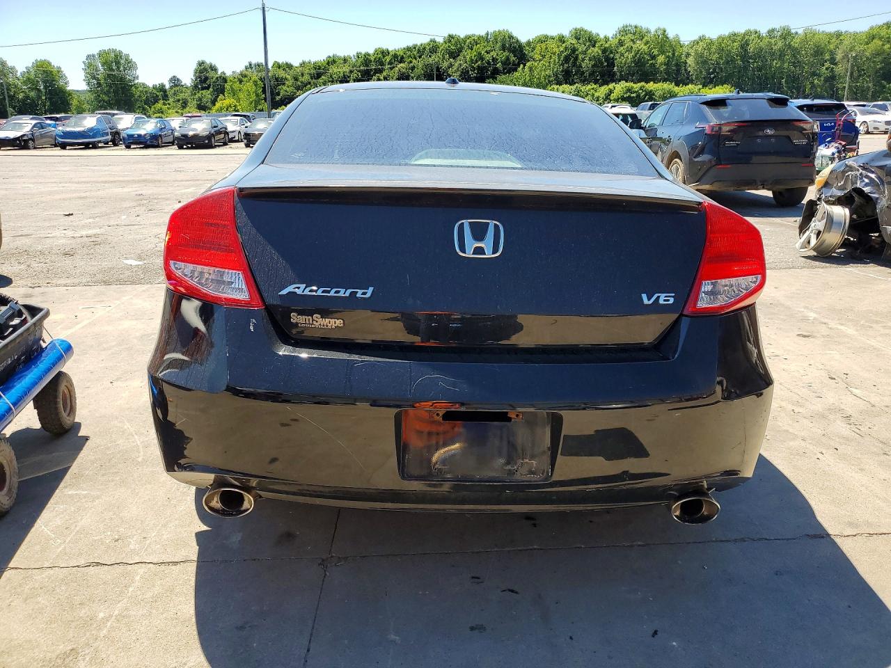 2011 Honda Accord Exl Черный vin: 1HGCS2B88BA005600