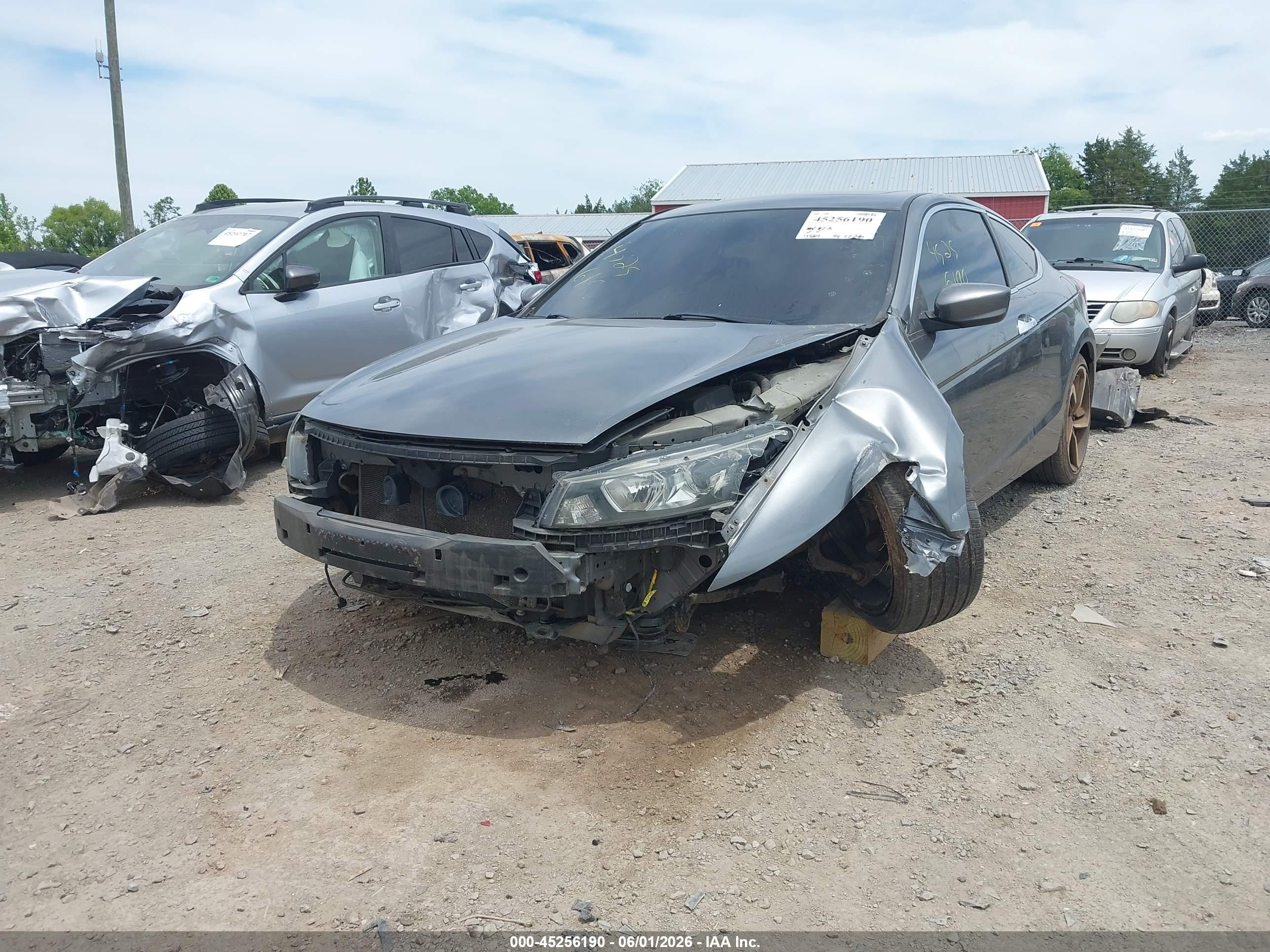 2011 Honda Accord 3.5 Ex-l Gray vin: 1HGCS2B88BA007931