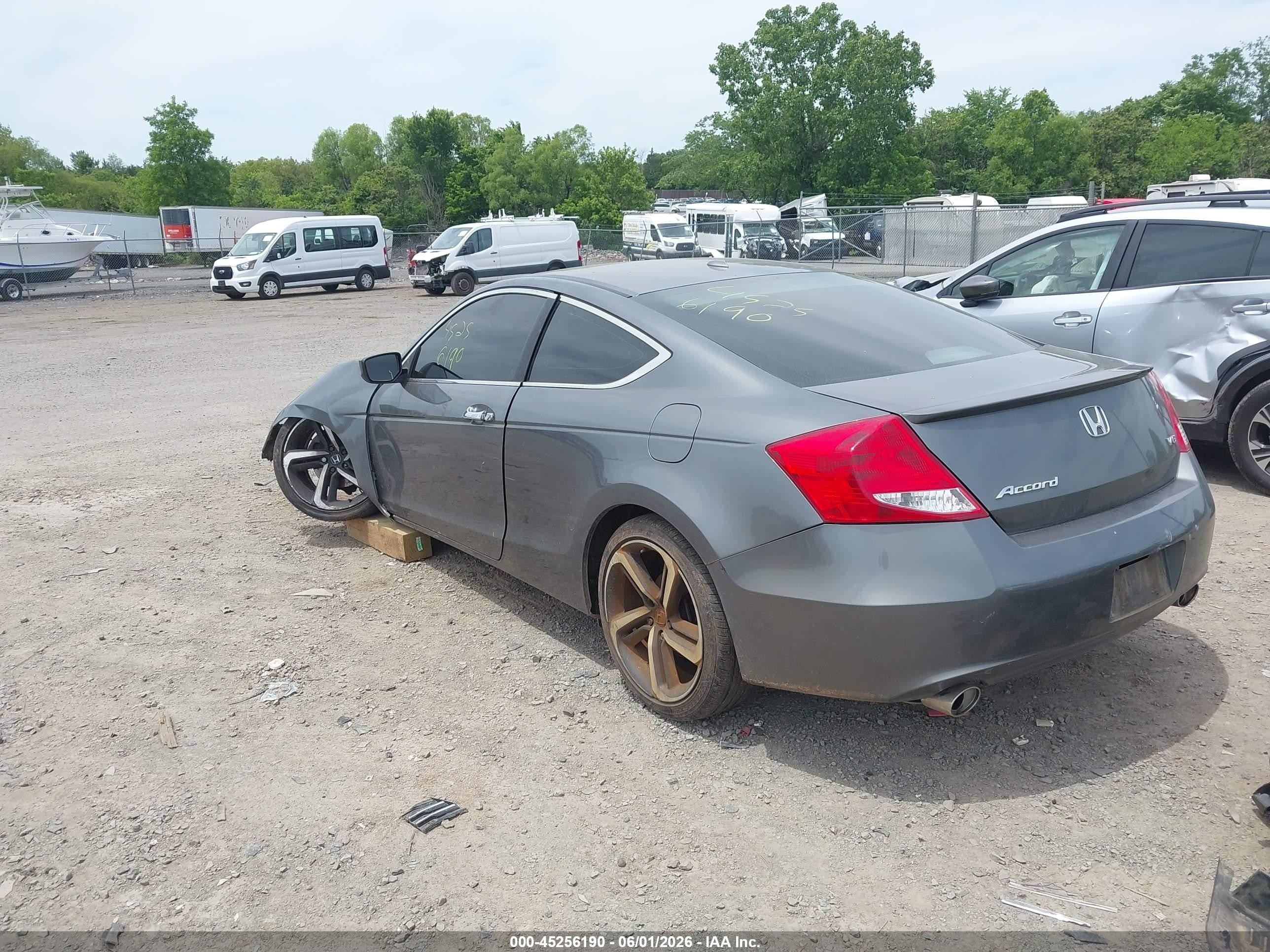 2011 Honda Accord 3.5 Ex-l Gray vin: 1HGCS2B88BA007931