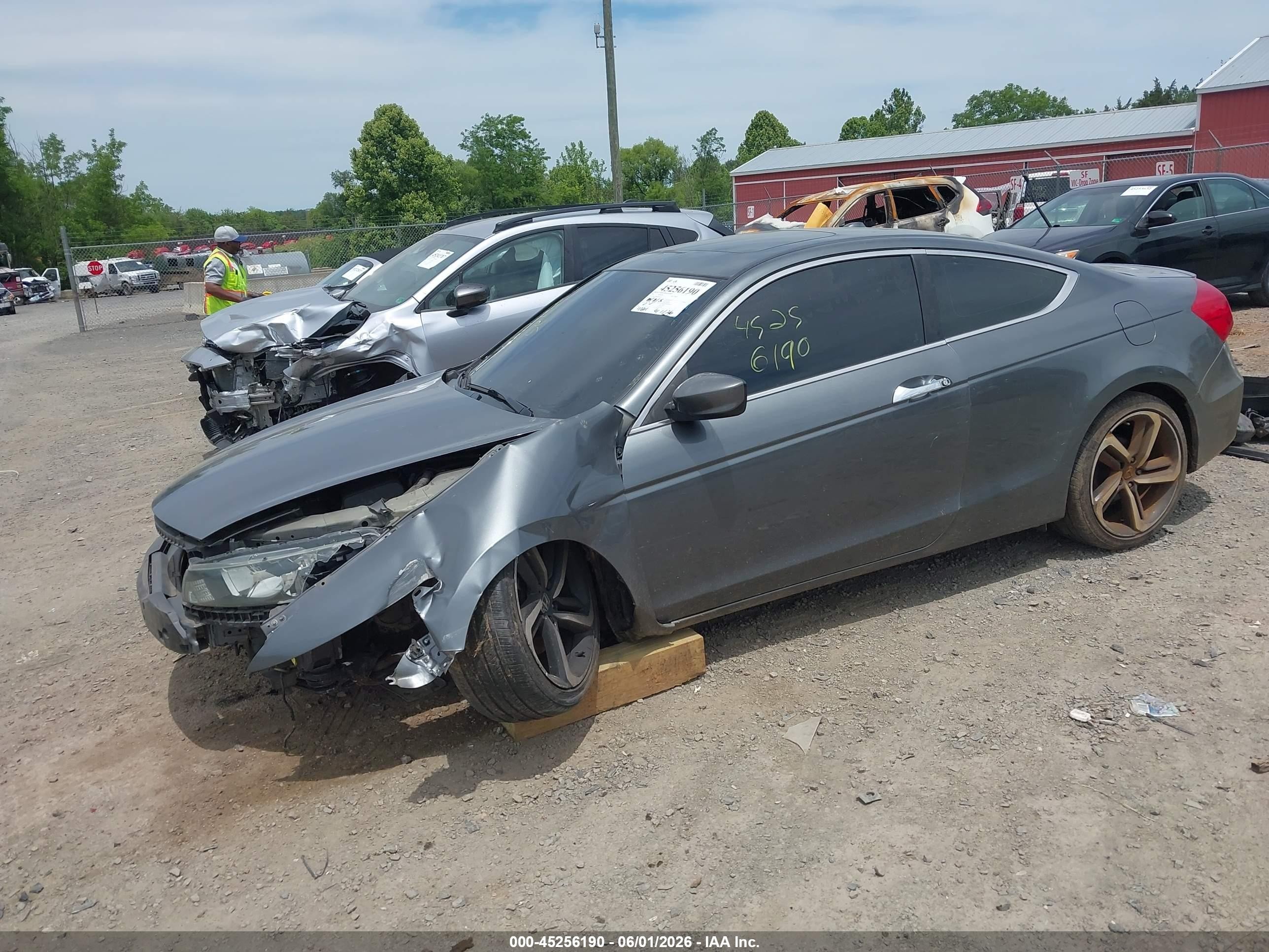 2011 Honda Accord 3.5 Ex-l Gray vin: 1HGCS2B88BA007931