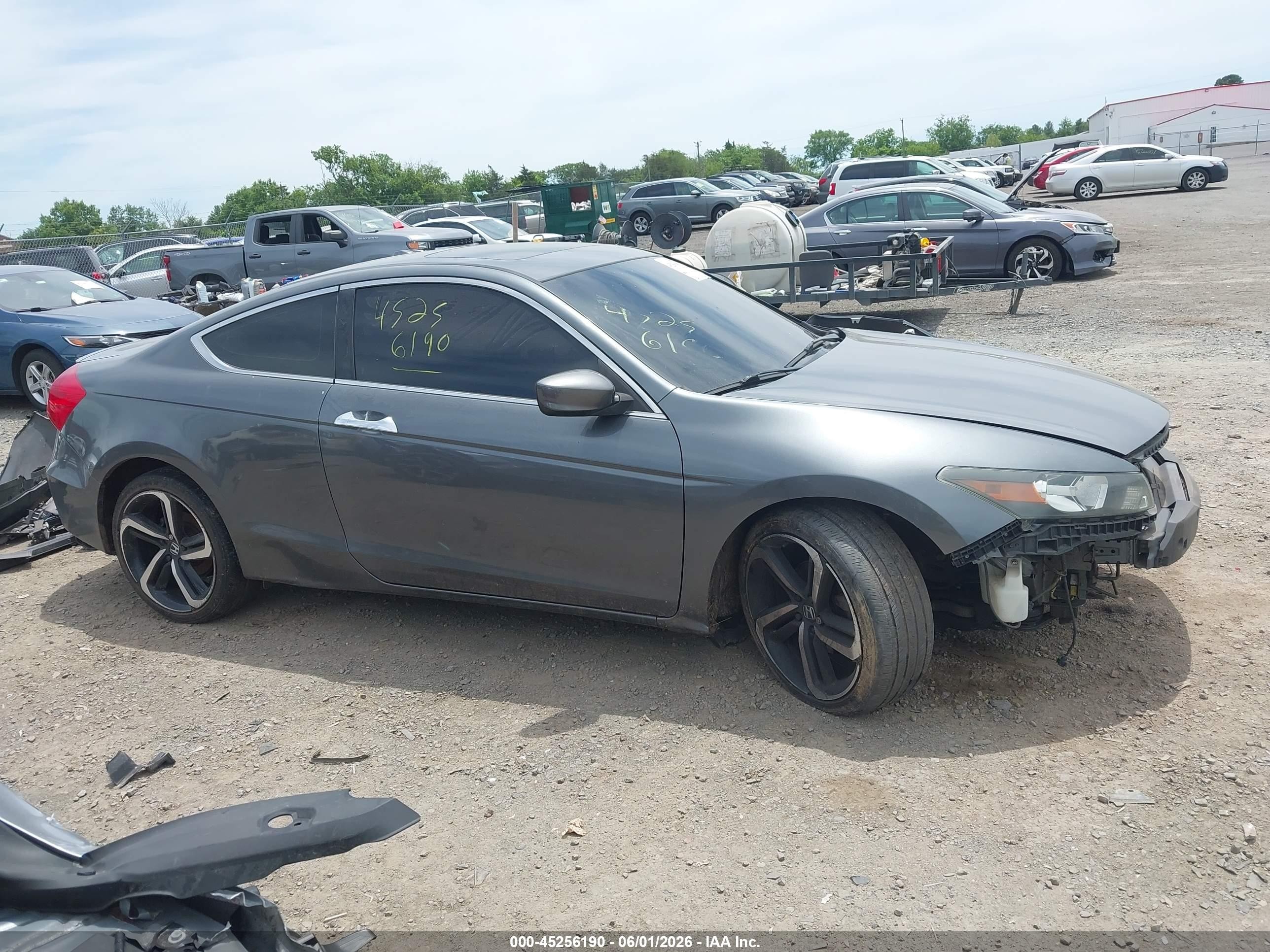 2011 Honda Accord 3.5 Ex-l Gray vin: 1HGCS2B88BA007931