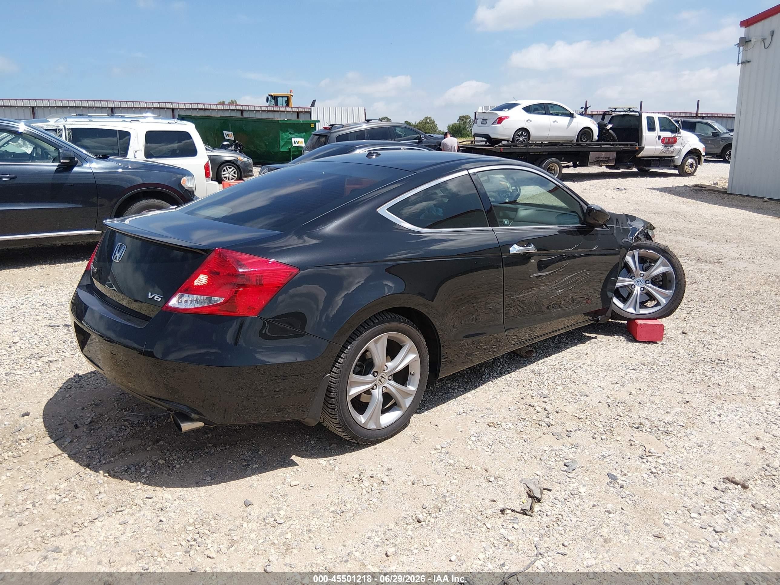 2011 Honda Accord 3.5 Ex-l Black vin: 1HGCS2B88BA008125
