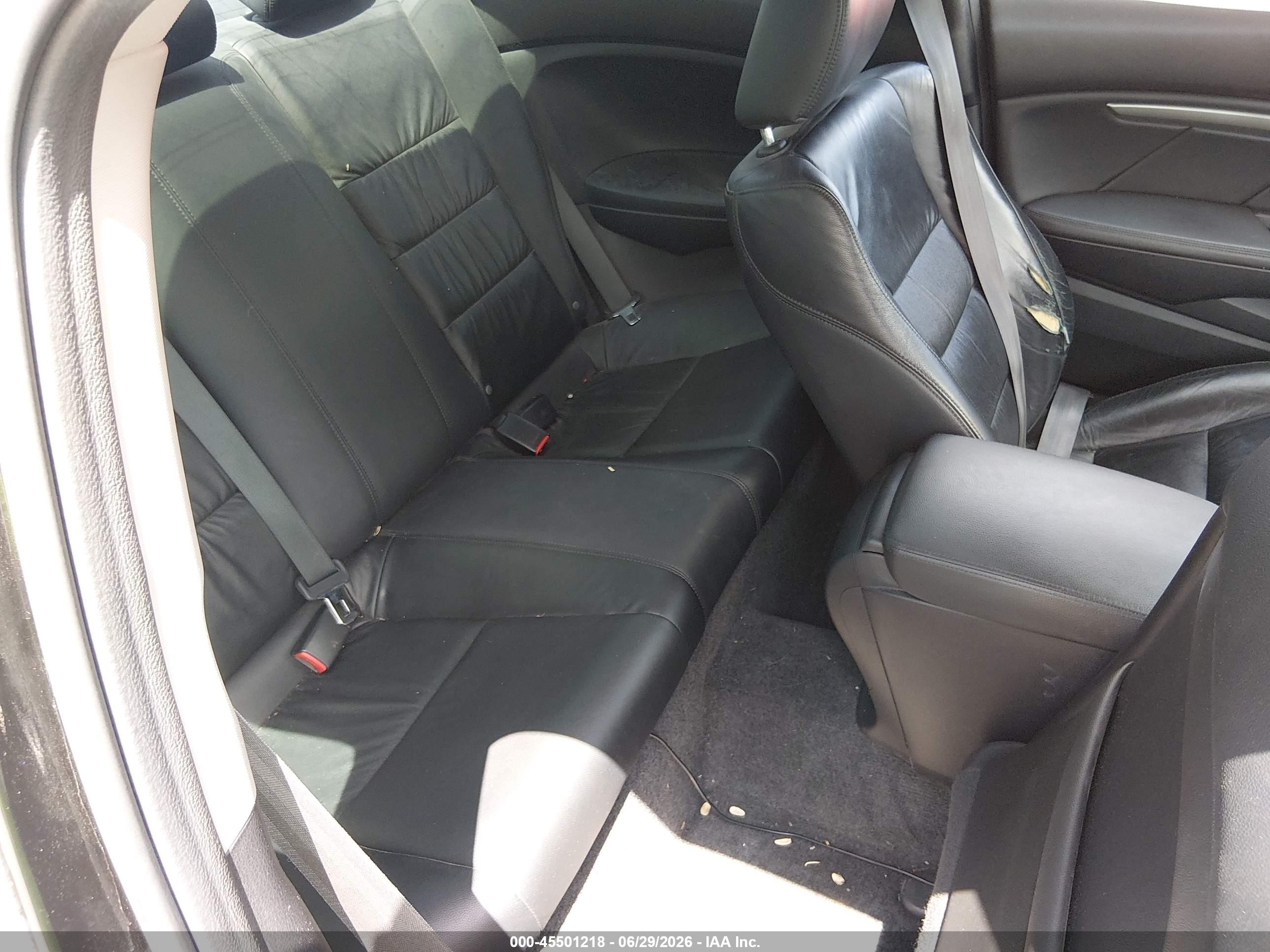 2011 Honda Accord 3.5 Ex-l Black vin: 1HGCS2B88BA008125
