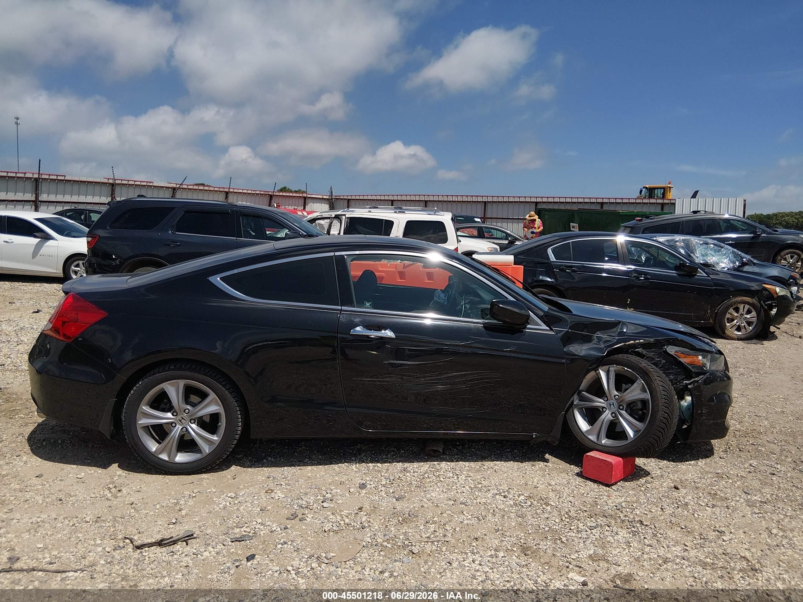 2011 Honda Accord 3.5 Ex-l Black vin: 1HGCS2B88BA008125