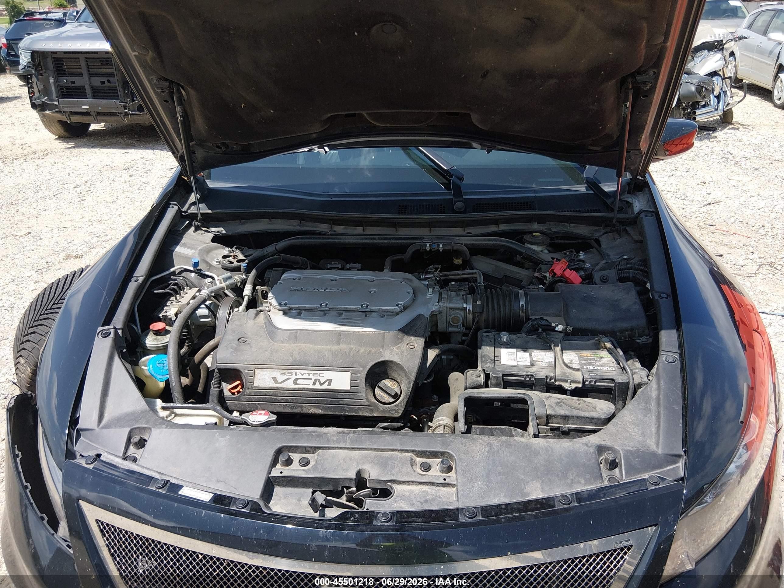2011 Honda Accord 3.5 Ex-l Black vin: 1HGCS2B88BA008125