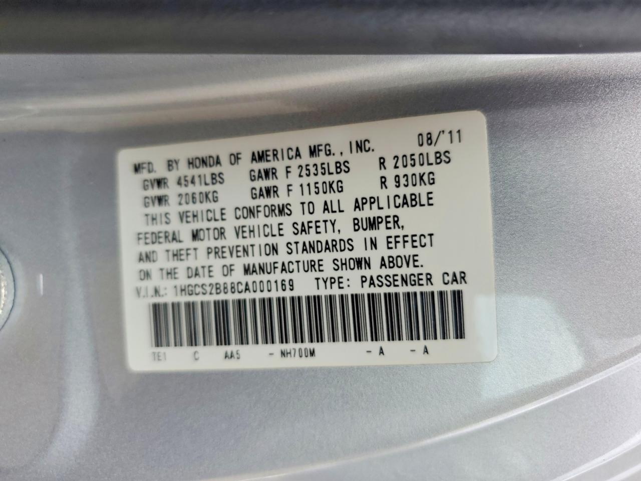2012 Honda Accord Exl Silver vin: 1HGCS2B88CA000169