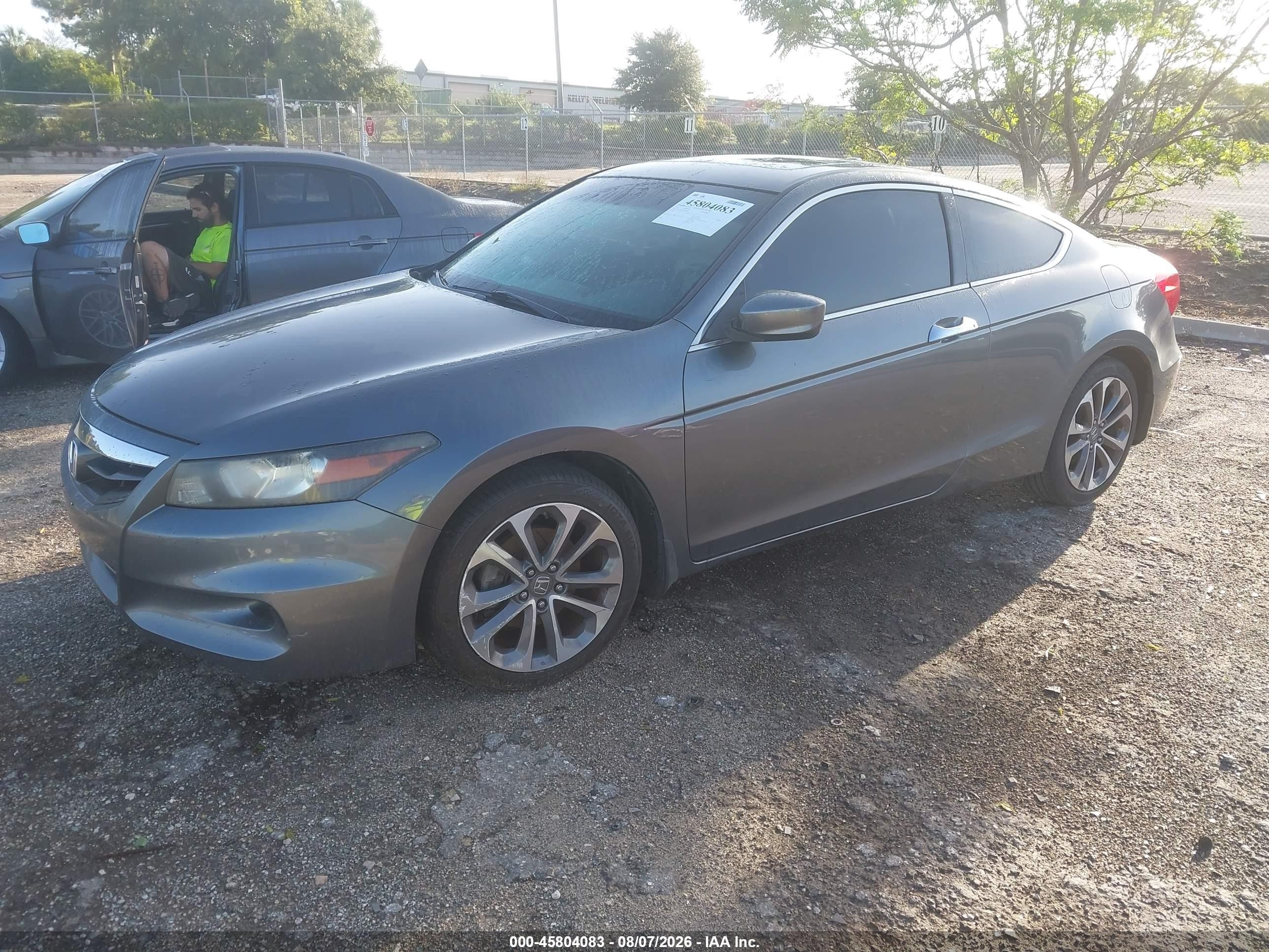 2012 Honda Accord 3.5 Ex-l Gray vin: 1HGCS2B88CA006778