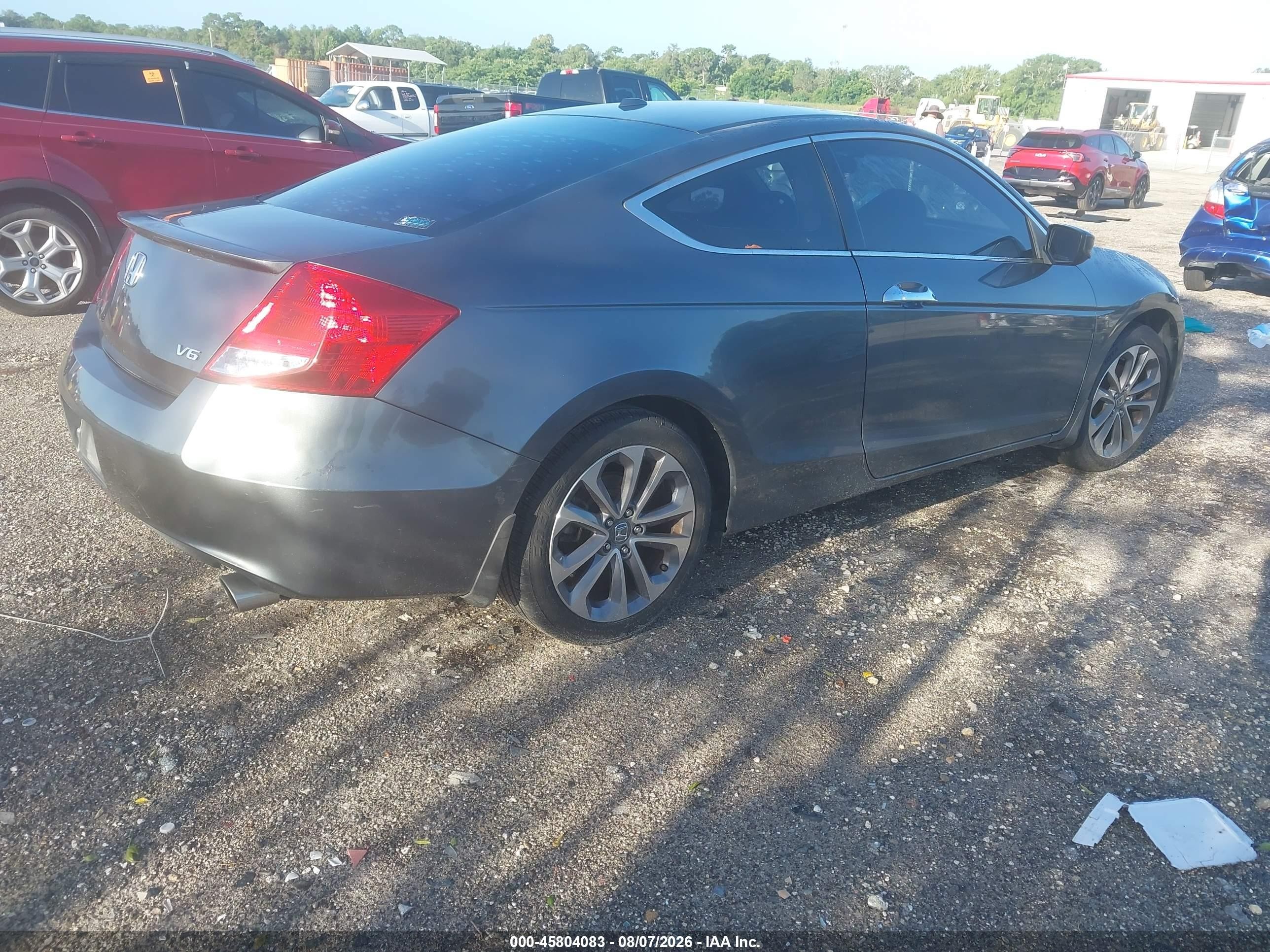 2012 Honda Accord 3.5 Ex-l Gray vin: 1HGCS2B88CA006778