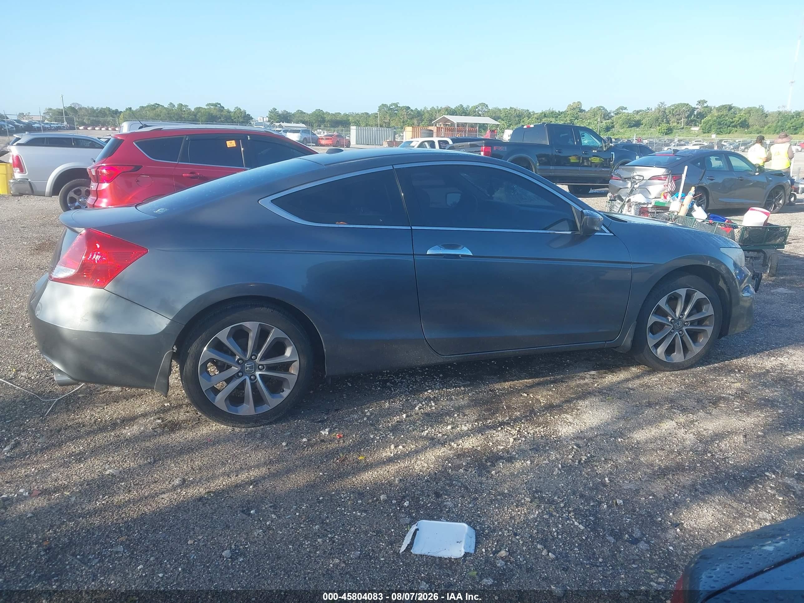 2012 Honda Accord 3.5 Ex-l Gray vin: 1HGCS2B88CA006778