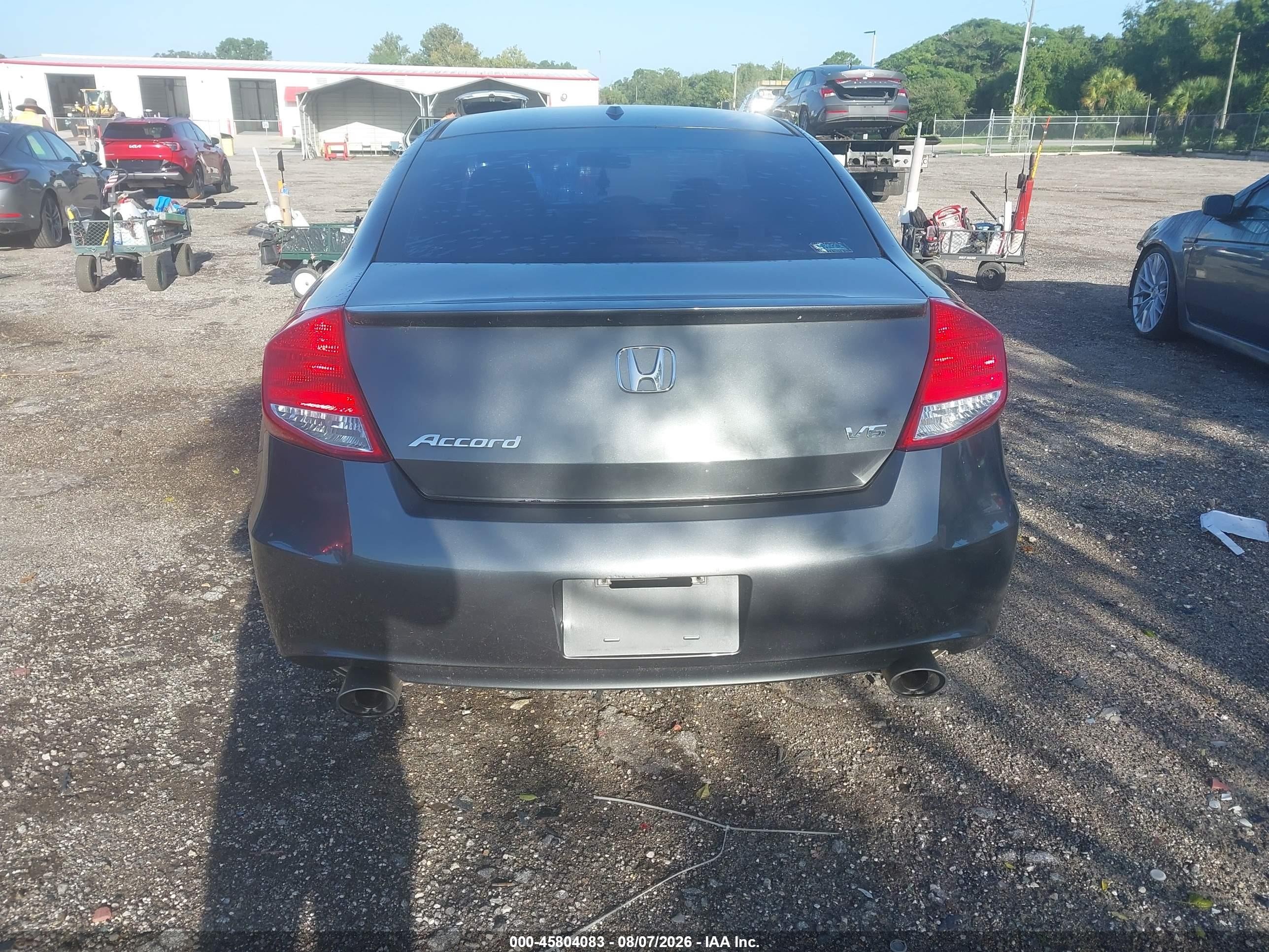 2012 Honda Accord 3.5 Ex-l Gray vin: 1HGCS2B88CA006778
