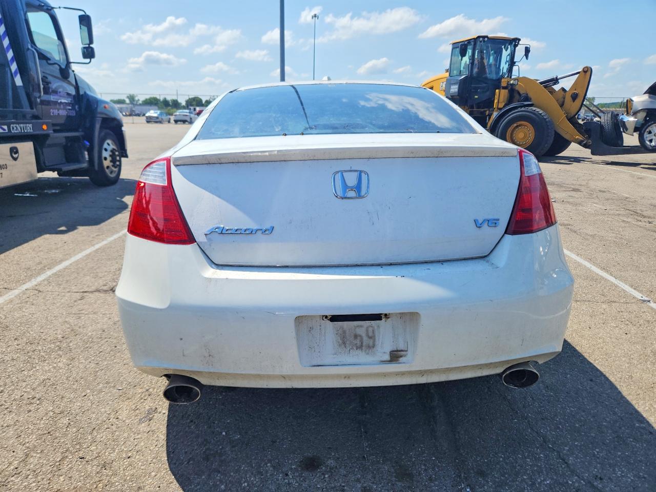 2010 Honda Accord Exl White vin: 1HGCS2B89AA007631