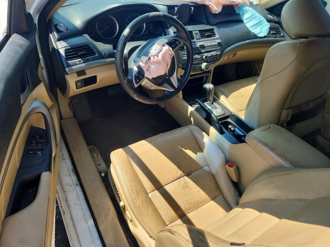 2010 Honda Accord Exl White vin: 1HGCS2B89AA007631