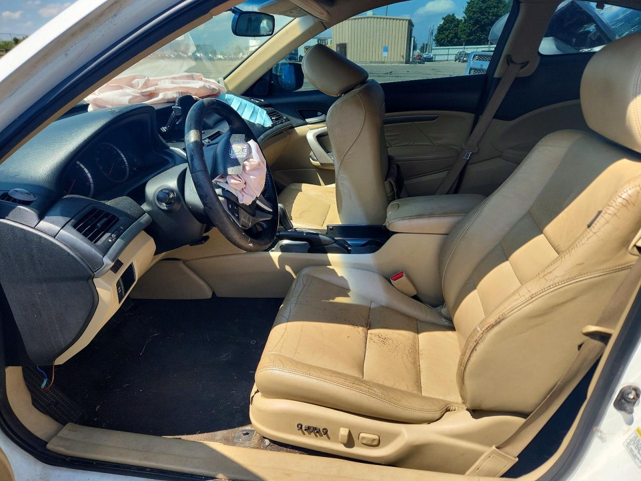 2010 Honda Accord Exl White vin: 1HGCS2B89AA007631