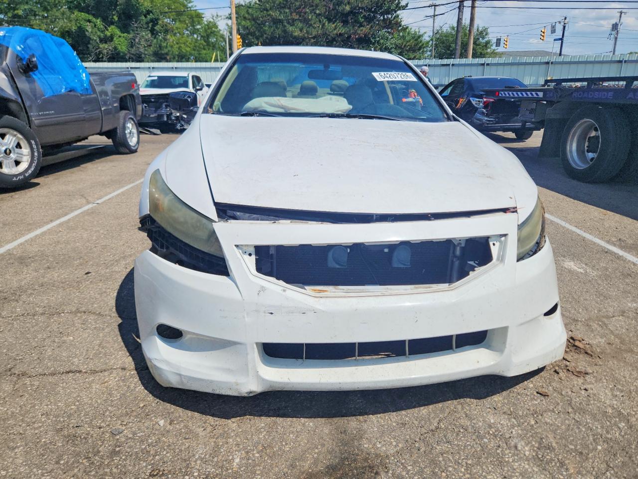 2010 Honda Accord Exl White vin: 1HGCS2B89AA007631