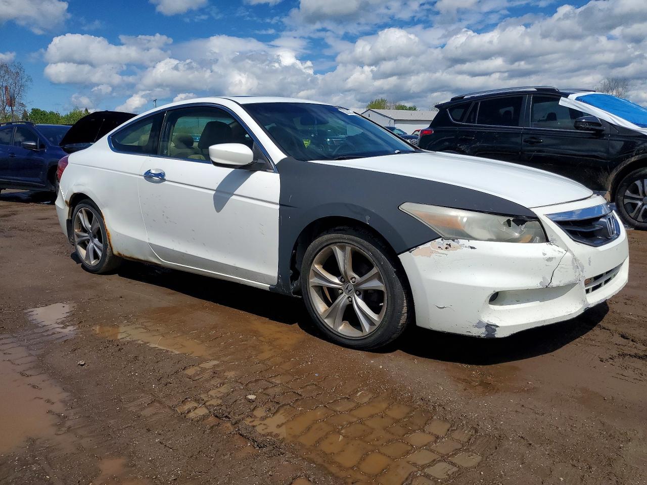 2011 Honda Accord Exl White vin: 1HGCS2B89BA007307