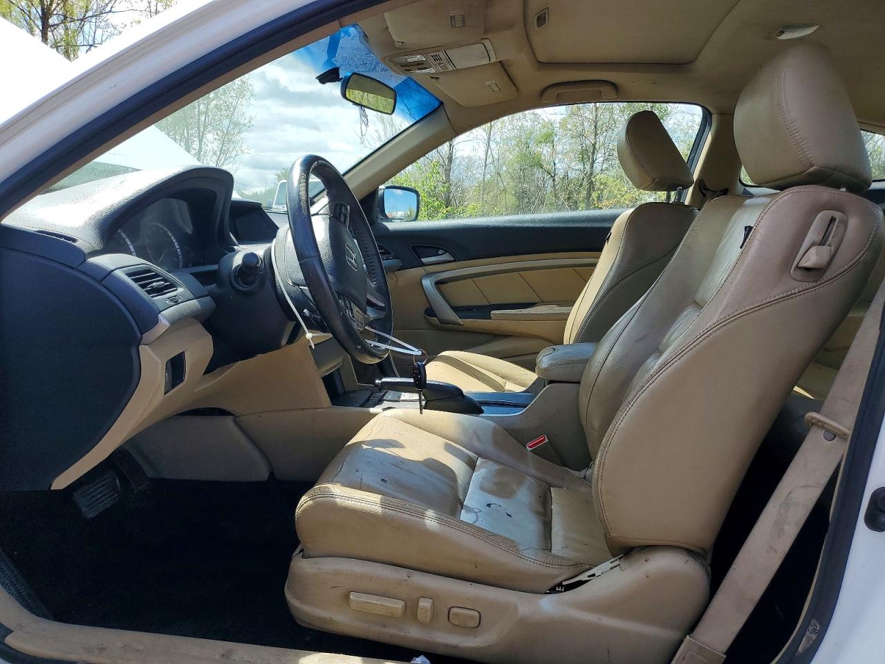 2011 Honda Accord Exl White vin: 1HGCS2B89BA007307