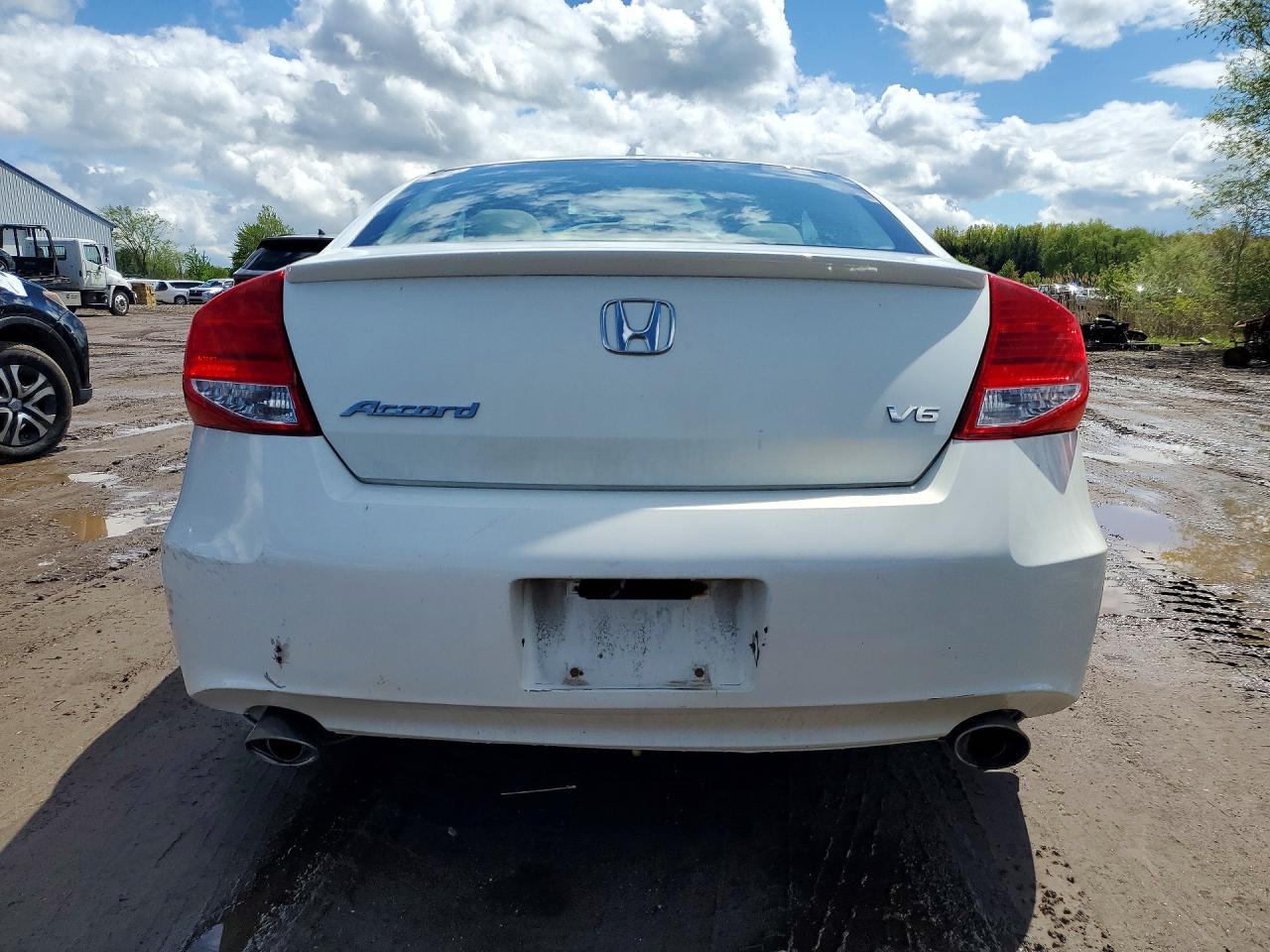 2011 Honda Accord Exl White vin: 1HGCS2B89BA007307