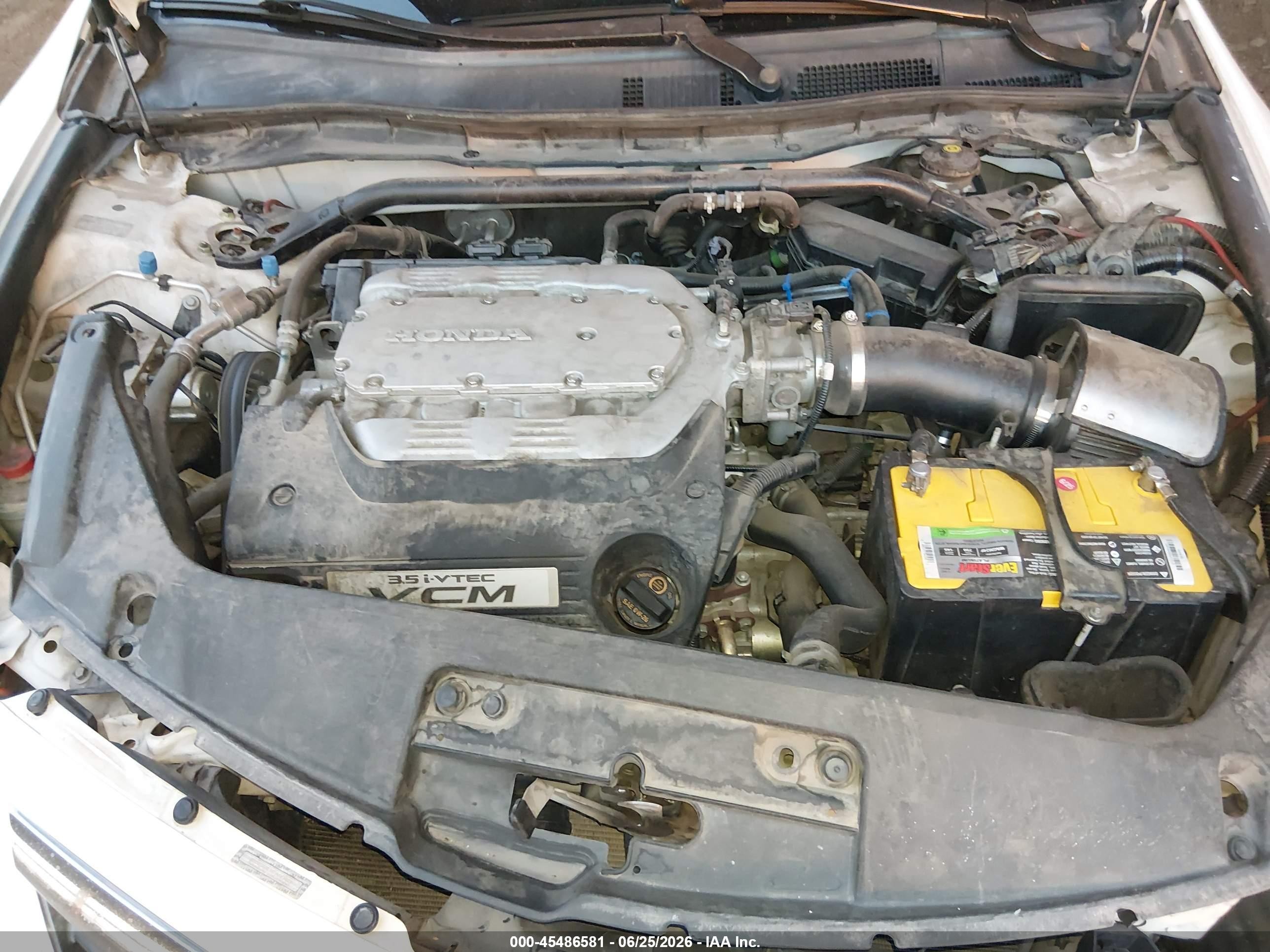 2012 Honda Accord 3.5 Ex-l White vin: 1HGCS2B89CA003680