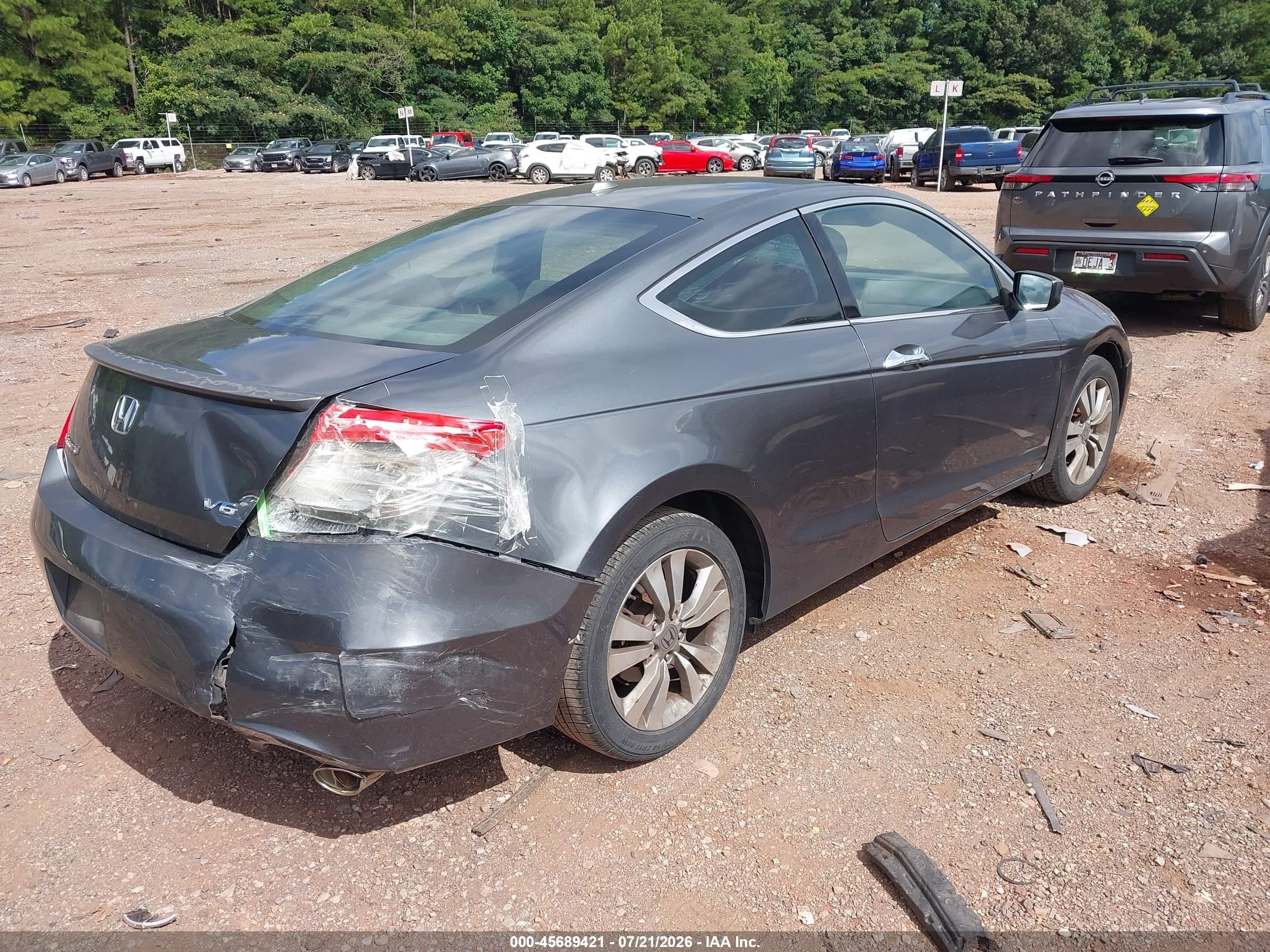 2012 Honda Accord 3.5 Ex-l Gray vin: 1HGCS2B89CA004084
