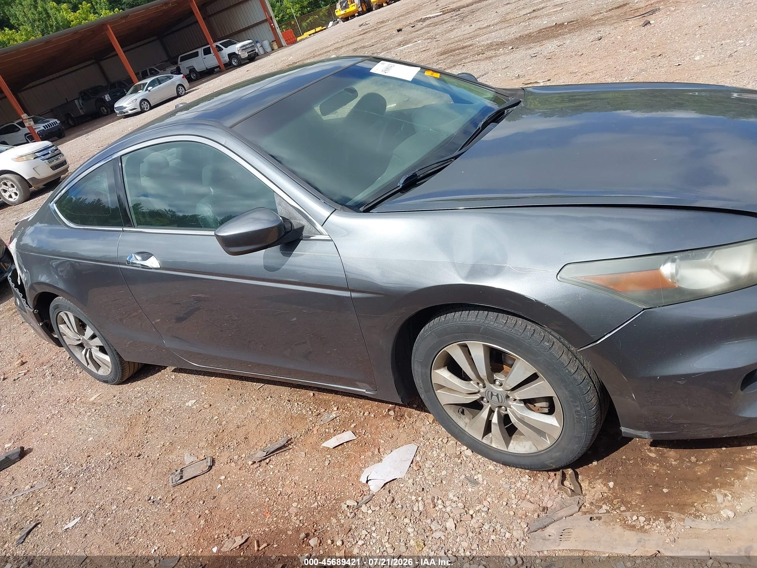 2012 Honda Accord 3.5 Ex-l Gray vin: 1HGCS2B89CA004084