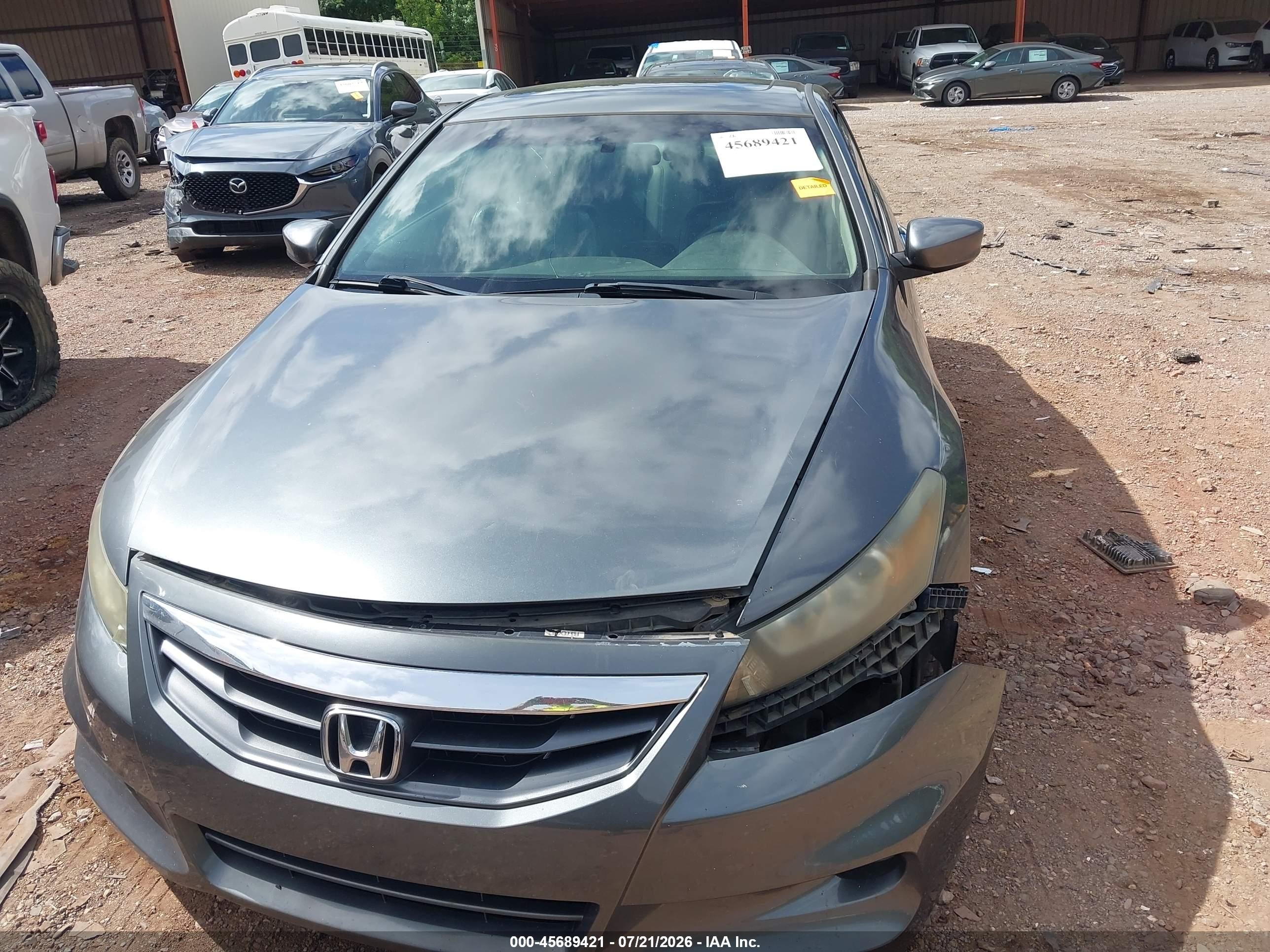 2012 Honda Accord 3.5 Ex-l Gray vin: 1HGCS2B89CA004084