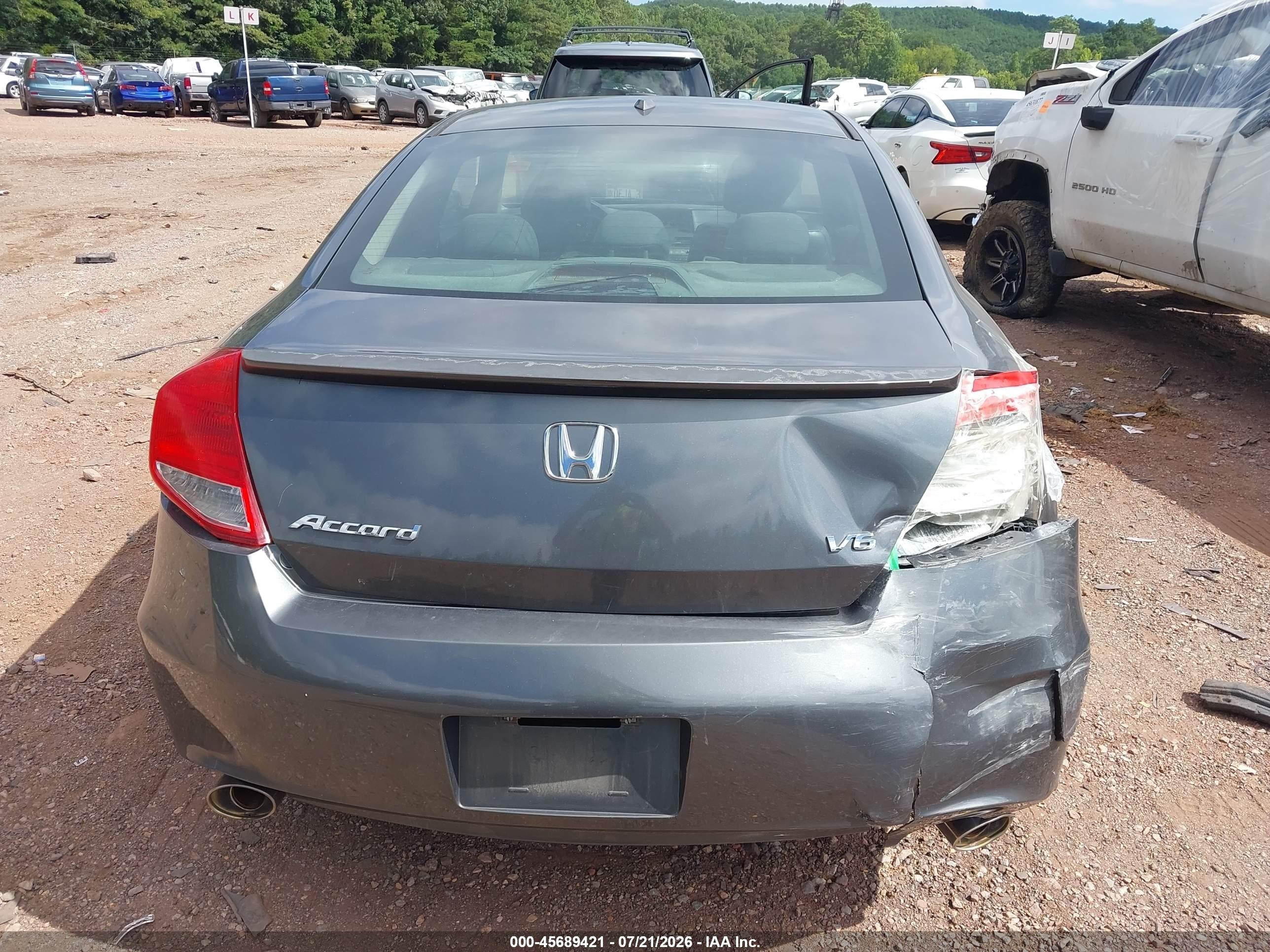 2012 Honda Accord 3.5 Ex-l Gray vin: 1HGCS2B89CA004084
