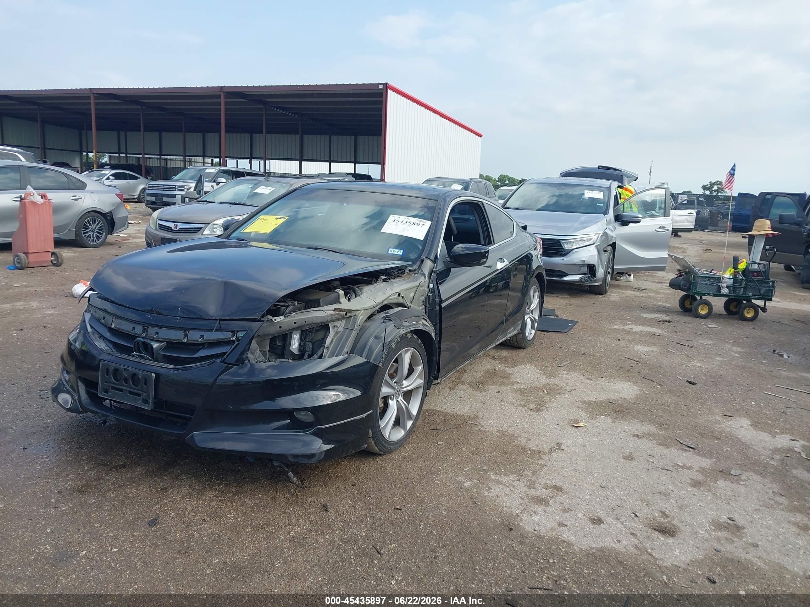 2012 Honda Accord 3.5 Ex-l Black vin: 1HGCS2B89CA005185