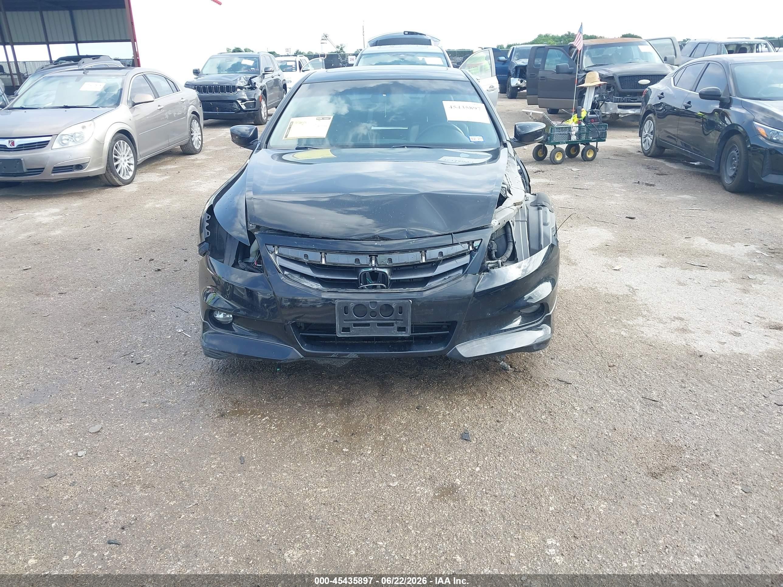 2012 Honda Accord 3.5 Ex-l Black vin: 1HGCS2B89CA005185
