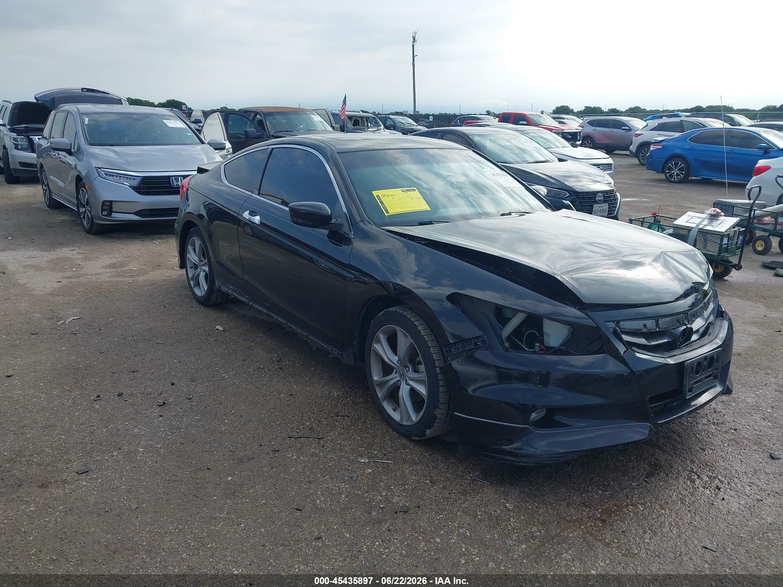2012 Honda Accord 3.5 Ex-l Black vin: 1HGCS2B89CA005185