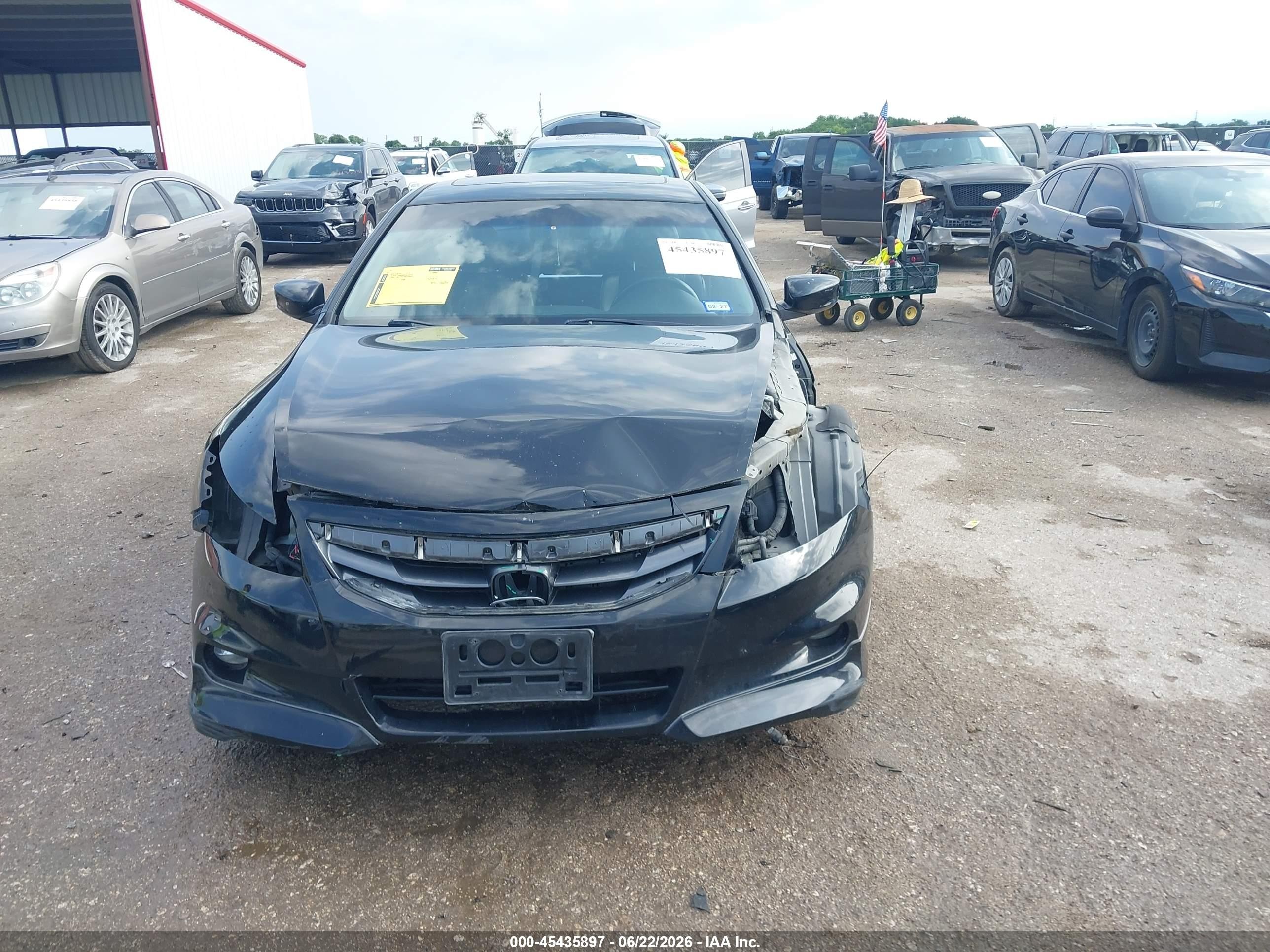 2012 Honda Accord 3.5 Ex-l Black vin: 1HGCS2B89CA005185