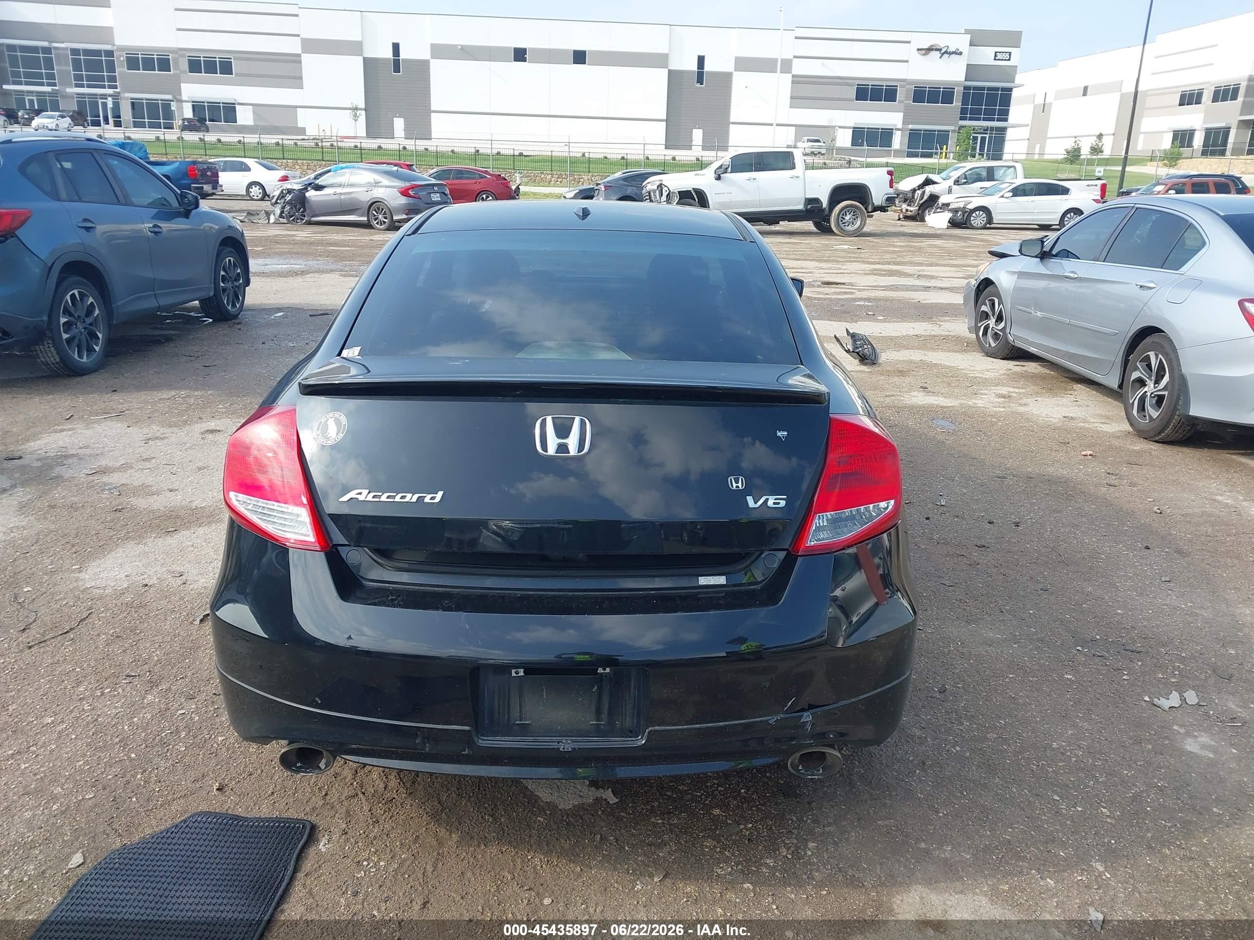 2012 Honda Accord 3.5 Ex-l Black vin: 1HGCS2B89CA005185