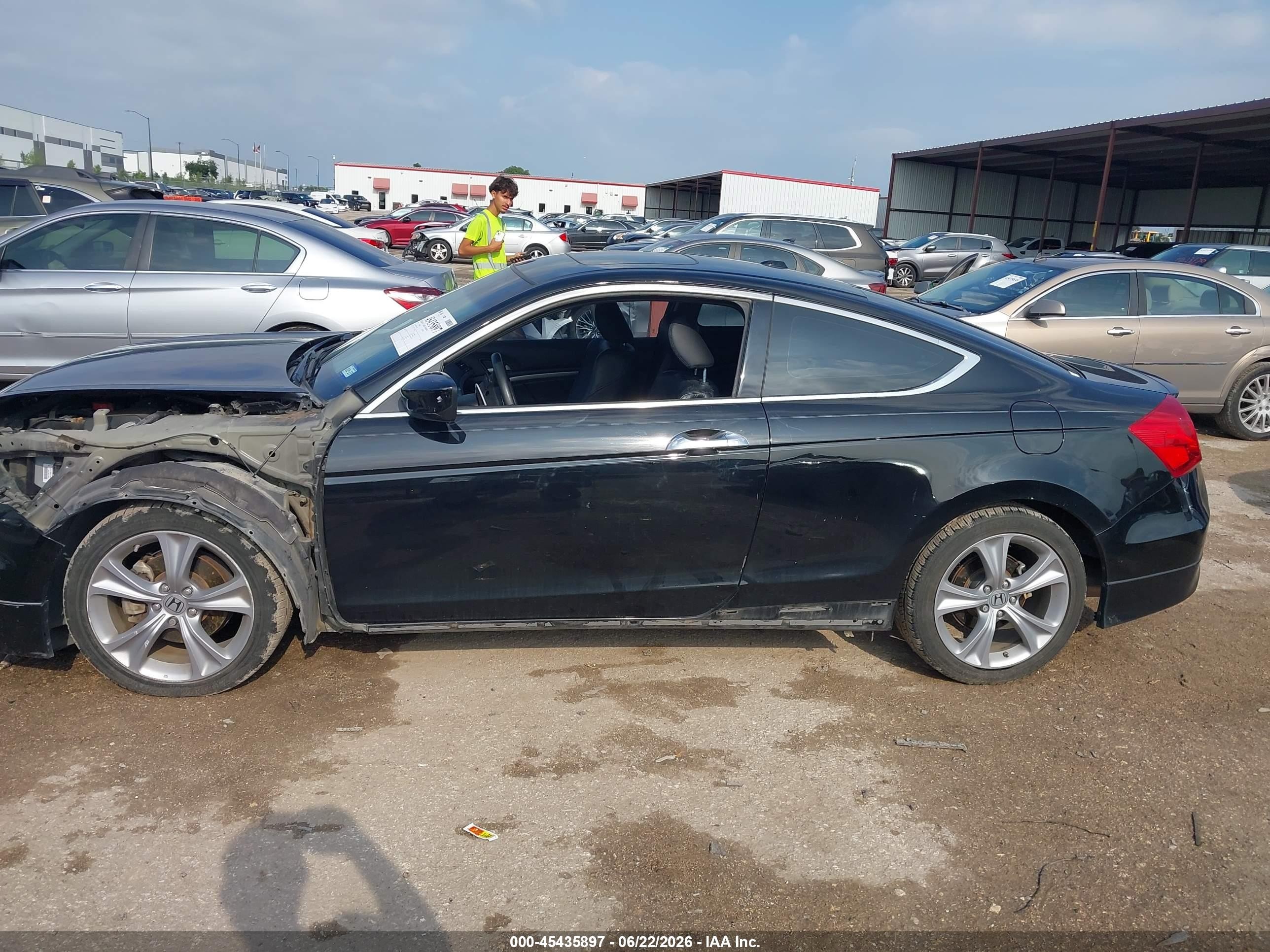 2012 Honda Accord 3.5 Ex-l Black vin: 1HGCS2B89CA005185