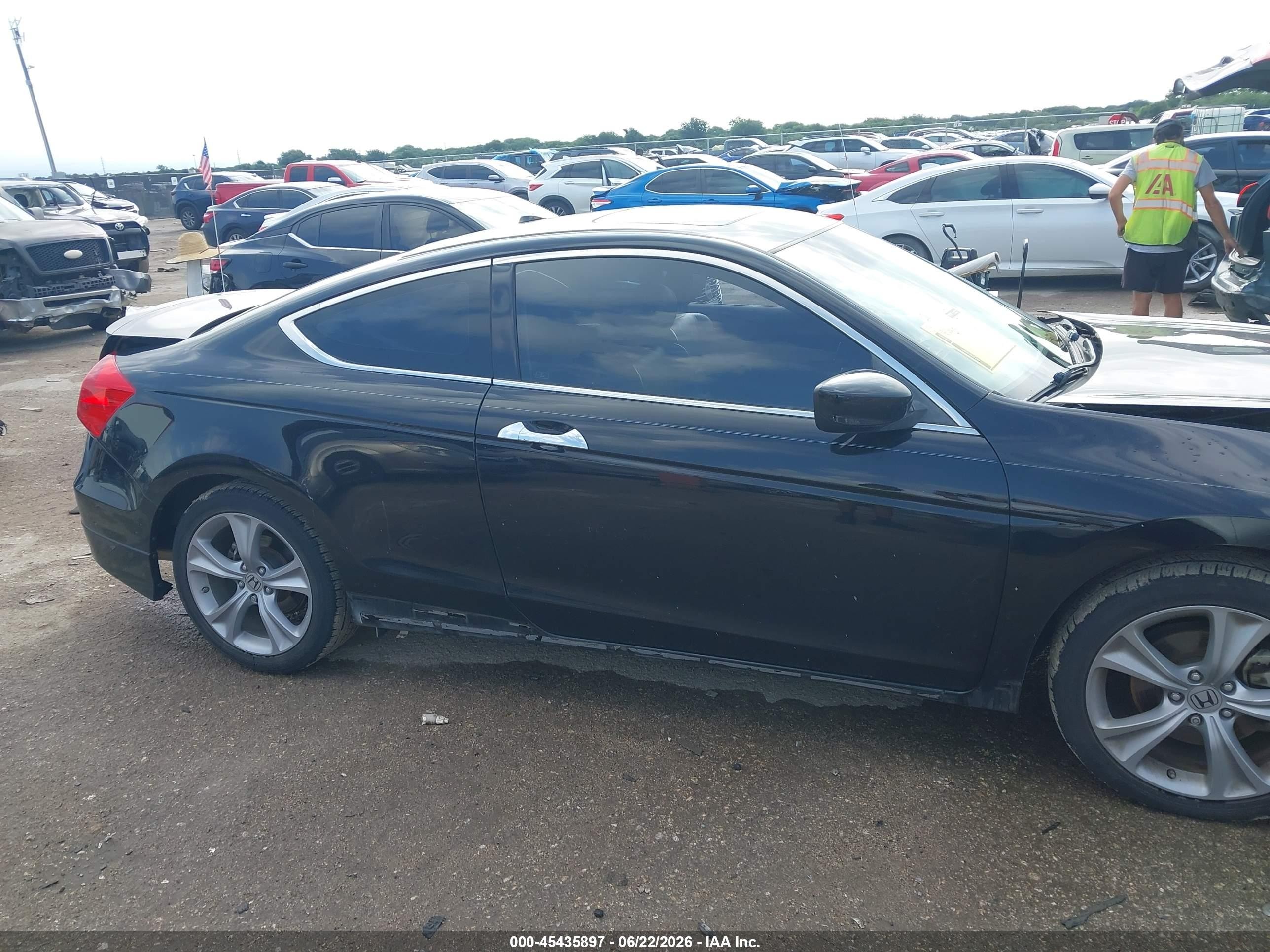 2012 Honda Accord 3.5 Ex-l Black vin: 1HGCS2B89CA005185