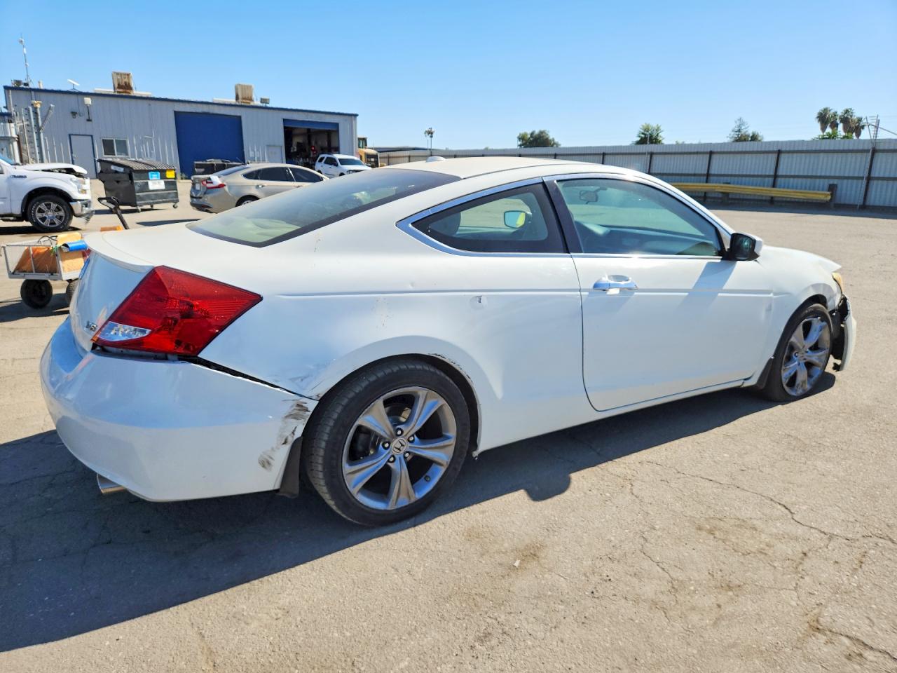 2012 Honda Accord Exl White vin: 1HGCS2B89CA009141