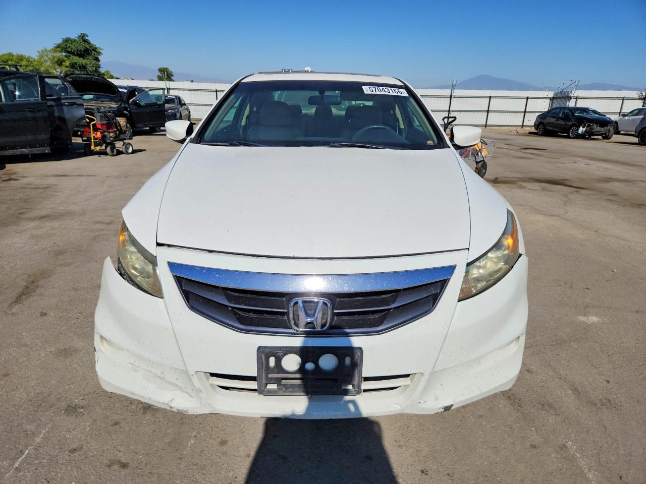 2012 Honda Accord Exl White vin: 1HGCS2B89CA009141