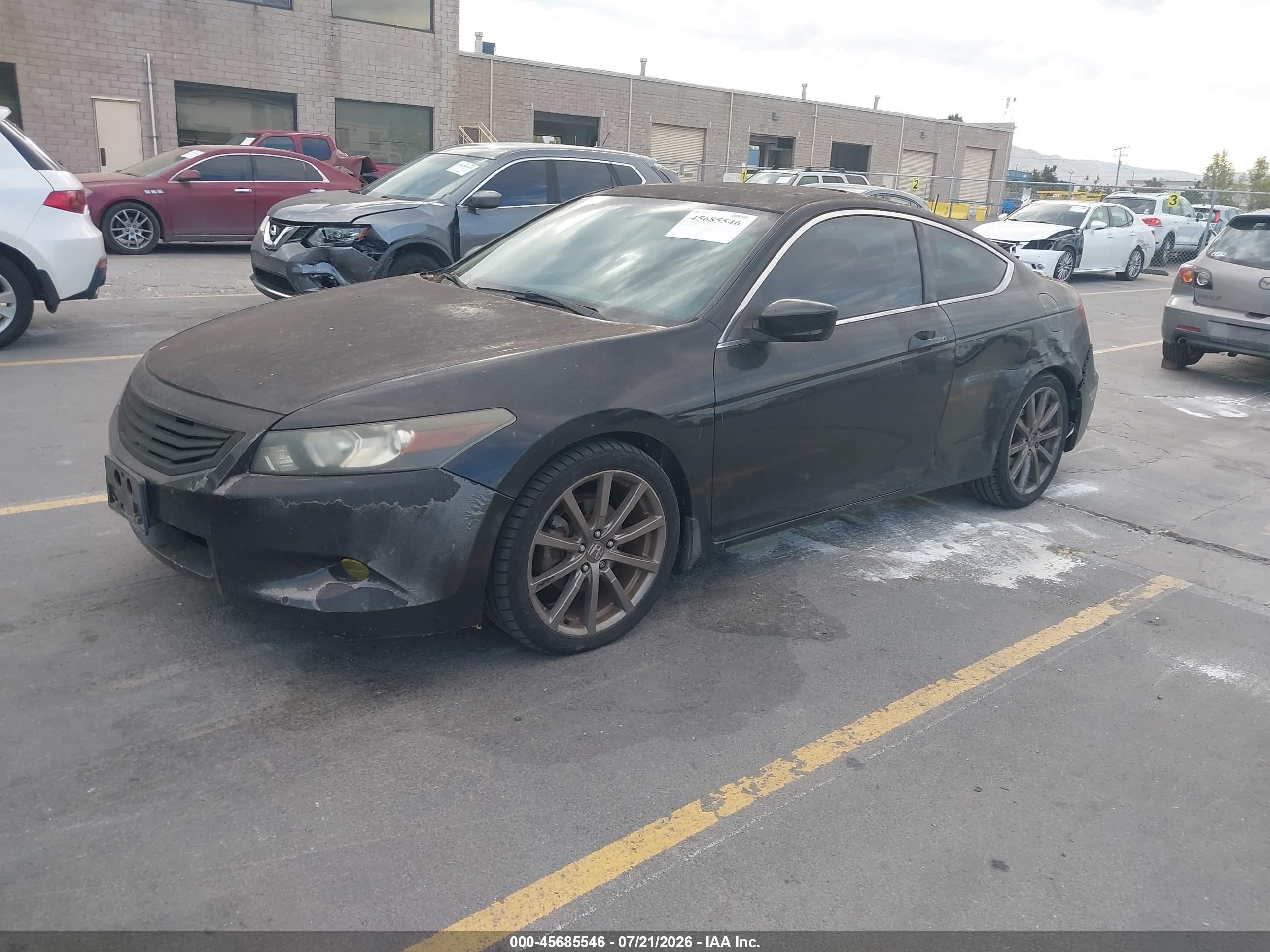 2010 Honda Accord 3.5 Ex-l Black vin: 1HGCS2B8XAA000445