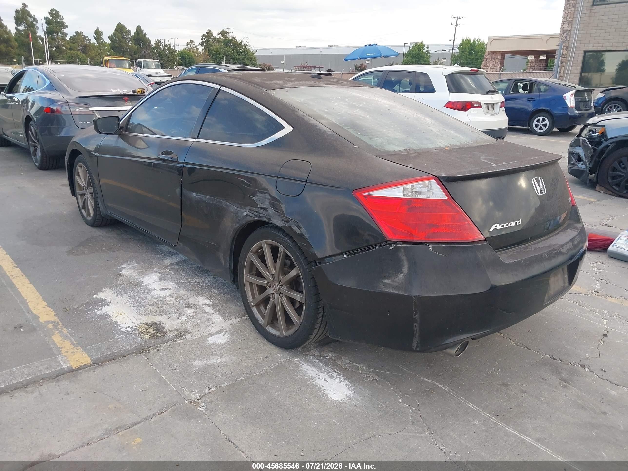 2010 Honda Accord 3.5 Ex-l Black vin: 1HGCS2B8XAA000445